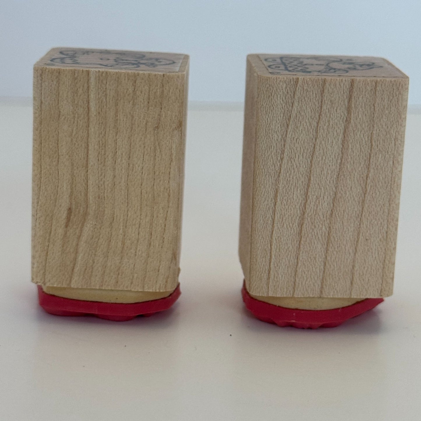 DOTS Rubber Stamps Christmas Gingerbread Man Woman Baking Gift Tag Card Making