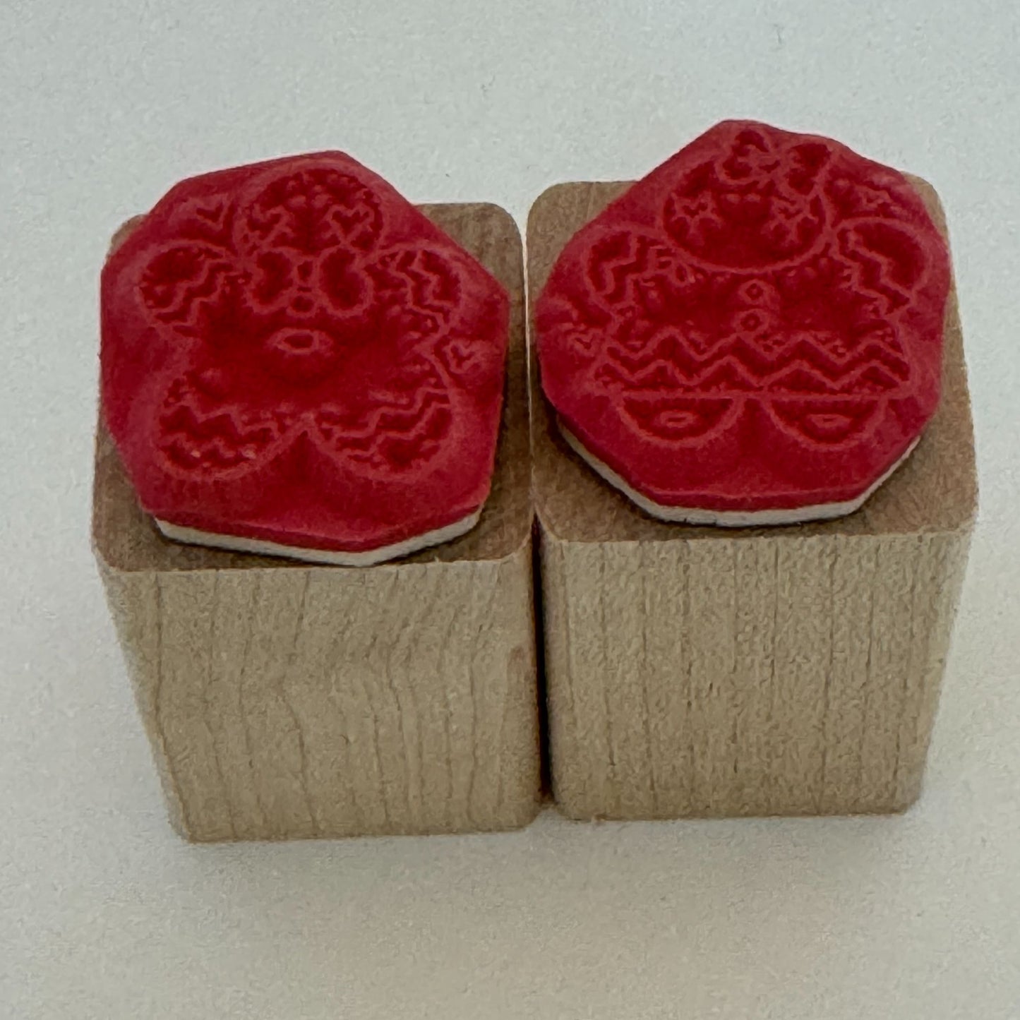 DOTS Rubber Stamps Christmas Gingerbread Man Woman Baking Gift Tag Card Making