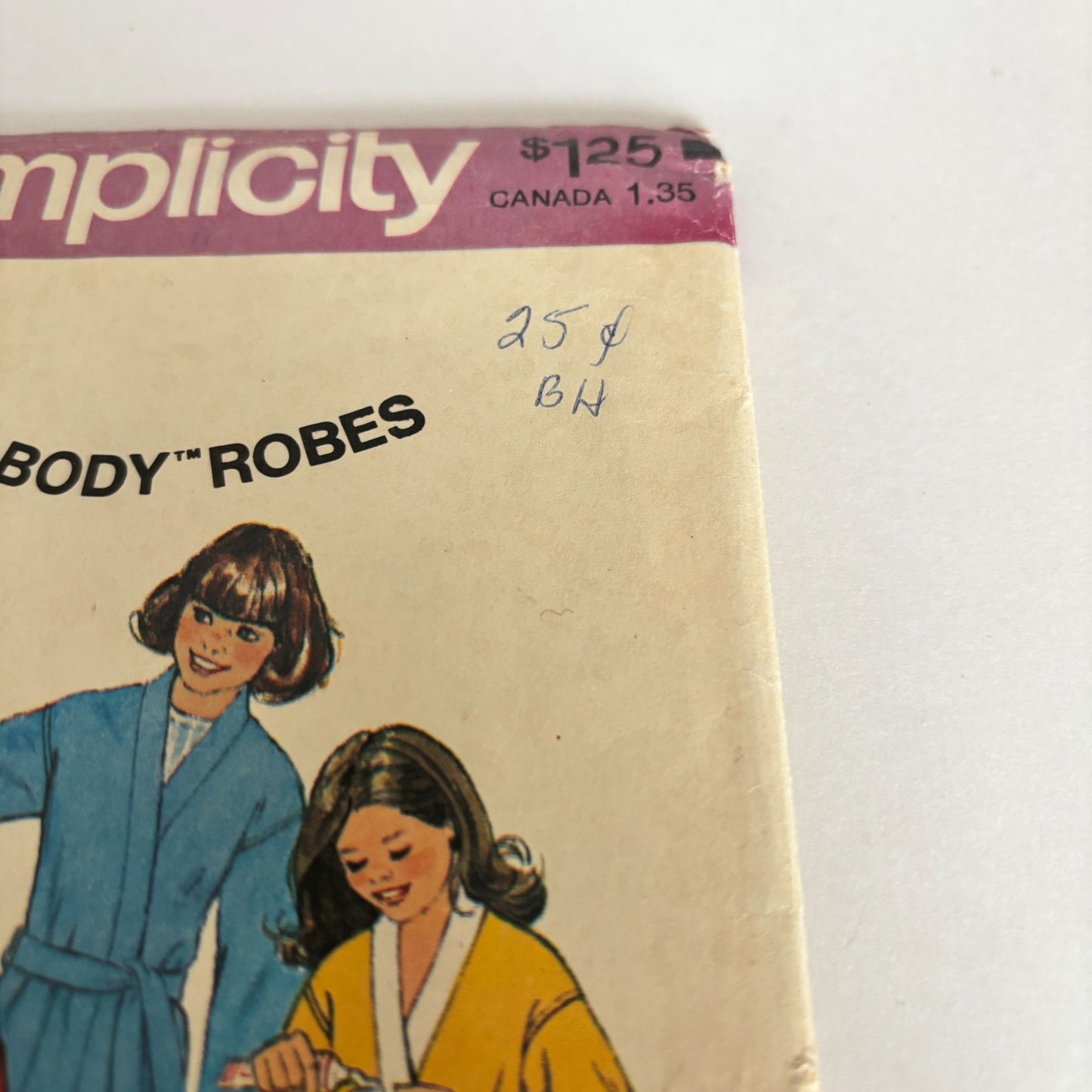 Simplicity Sewing Pattern 8120 Kimono Robe Loungewear 70s Teen Chest 32-33.5" Uncut