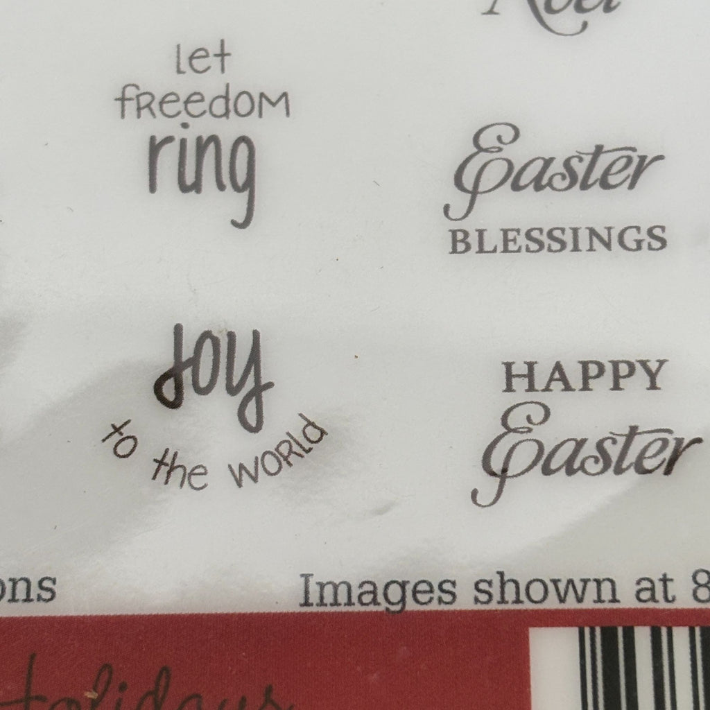 Taylored Expressions Rubber Stamp Set Many Minis Holidays Phrases Greetings Card Making