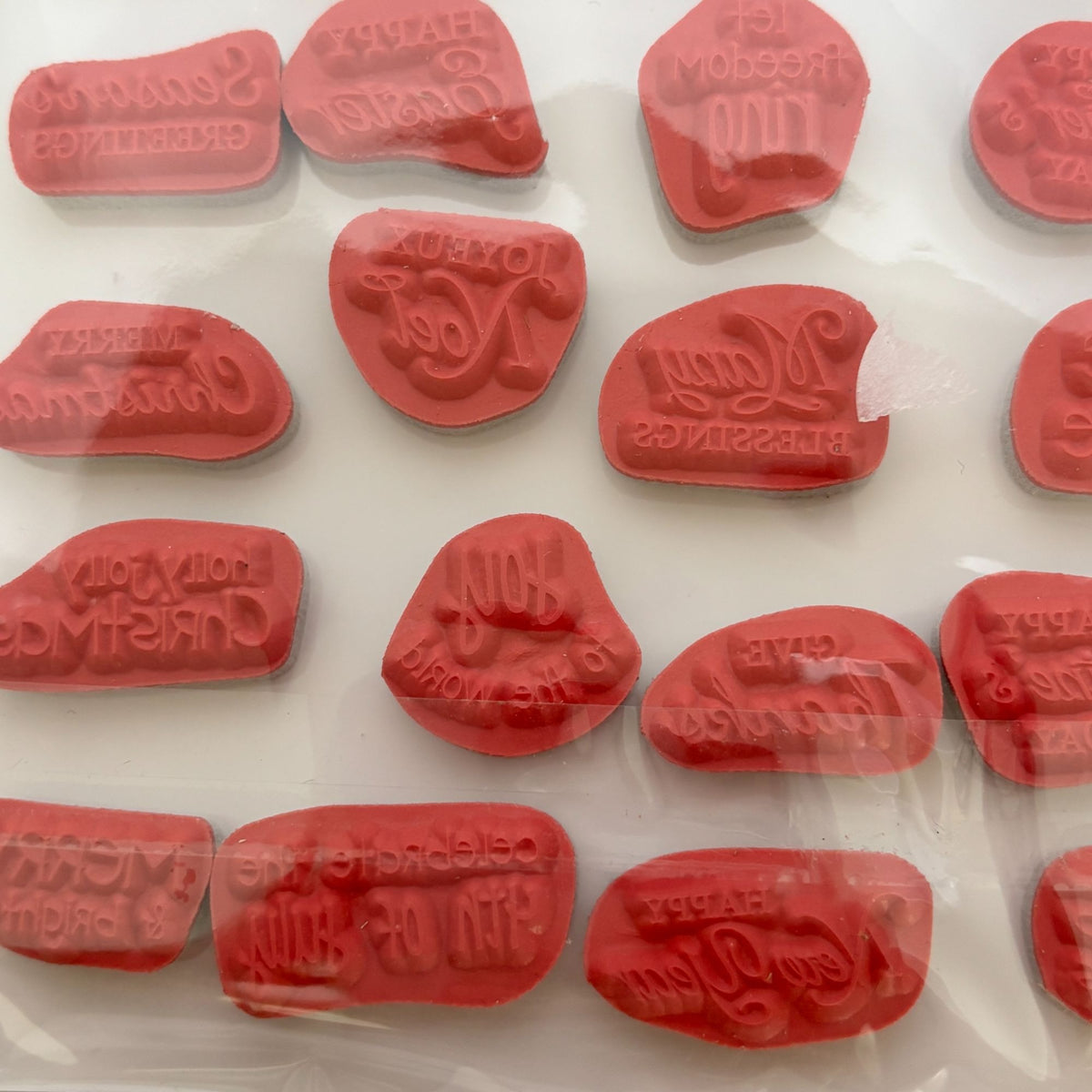 Taylored Expressions Rubber Stamp Set Many Minis Holidays Phrases Greetings Card Making