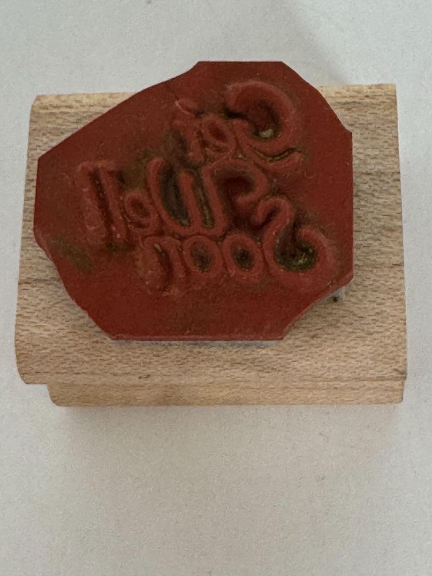 Stampin Up Rubber Stamp Get Well Soon Card Making Words Sentiment Feel Better