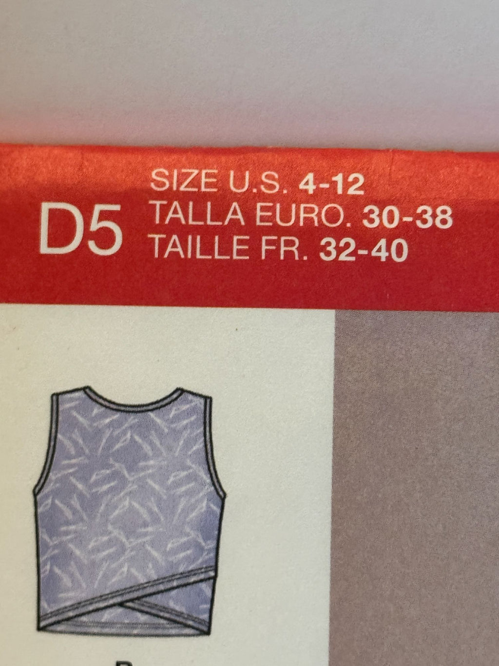 Simplicity Sewing Pattern 8609 Misses Crossover Crop Top Hi Low Skirt Sizes 4-12