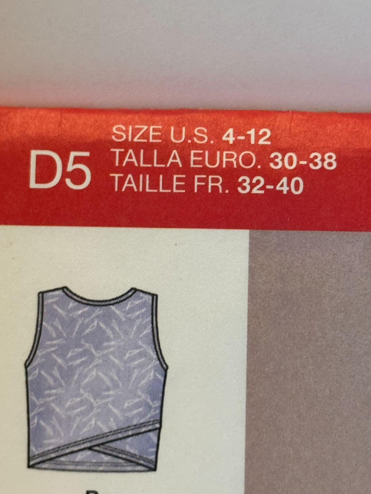 Simplicity Sewing Pattern 8609 Misses Crossover Crop Top Hi Low Skirt Sizes 4-12