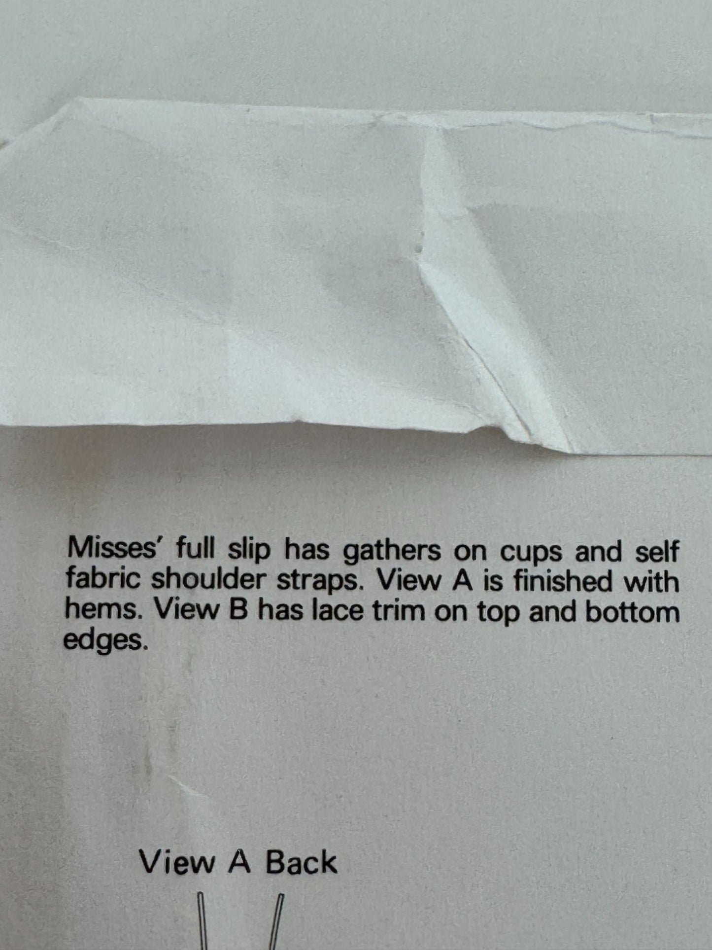 Kwik Sew Sewing Pattern 1554 Full Slip Lace Trim Spaghetti Straps XS-XL Vintage