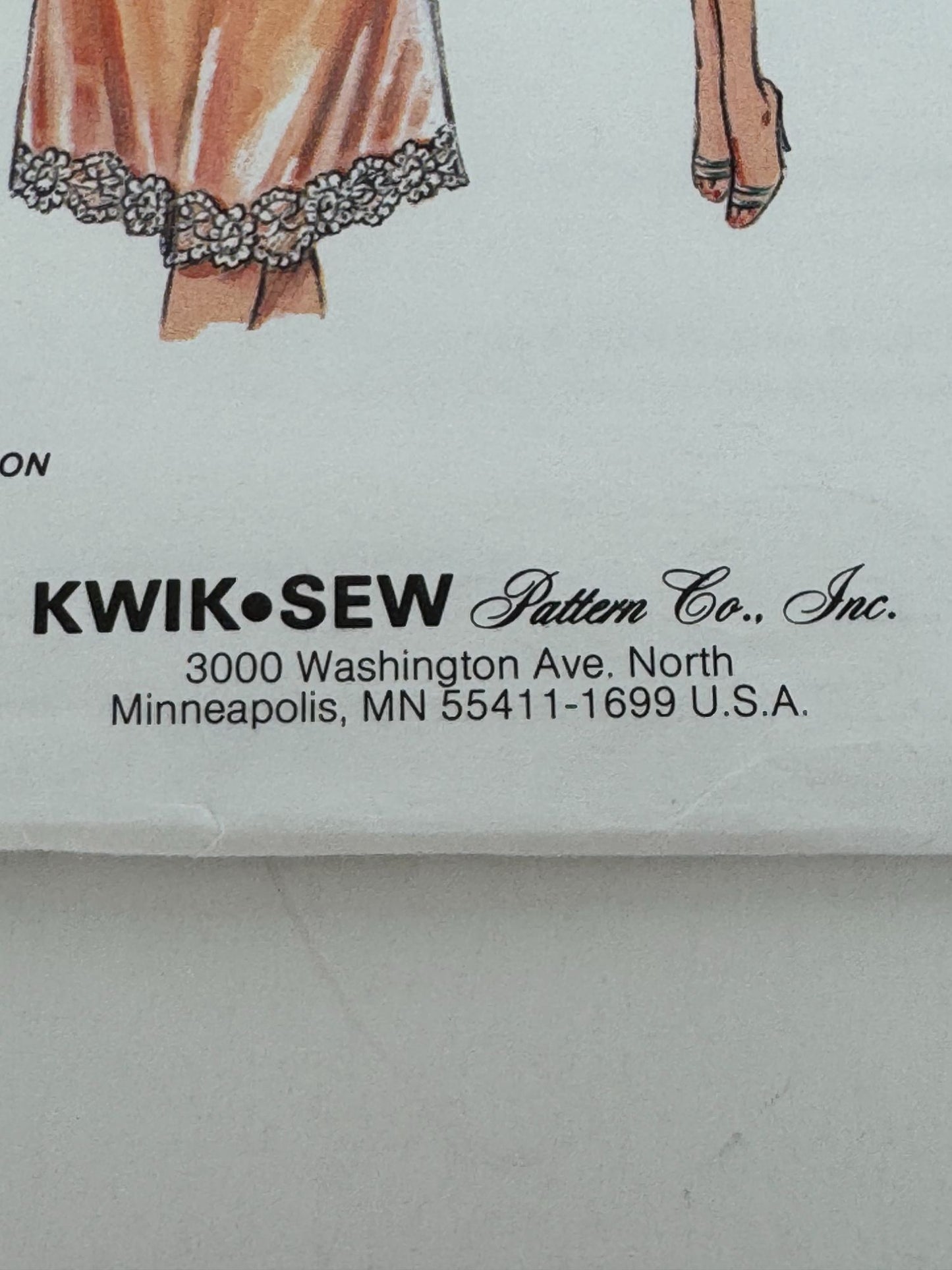 Kwik Sew Sewing Pattern 1554 Full Slip Lace Trim Spaghetti Straps XS-XL Vintage