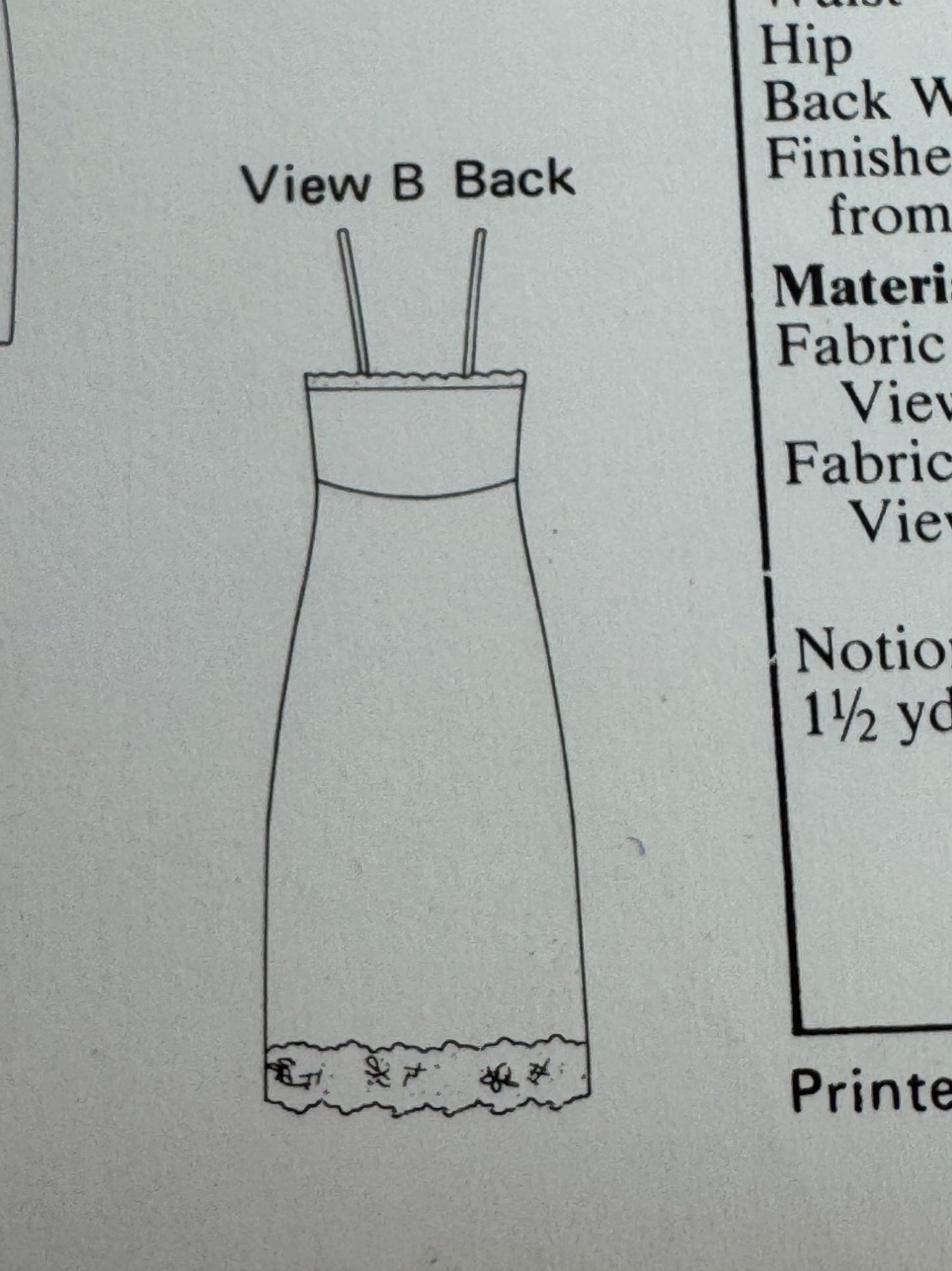 Kwik Sew Sewing Pattern 1554 Full Slip Lace Trim Spaghetti Straps XS-XL Vintage