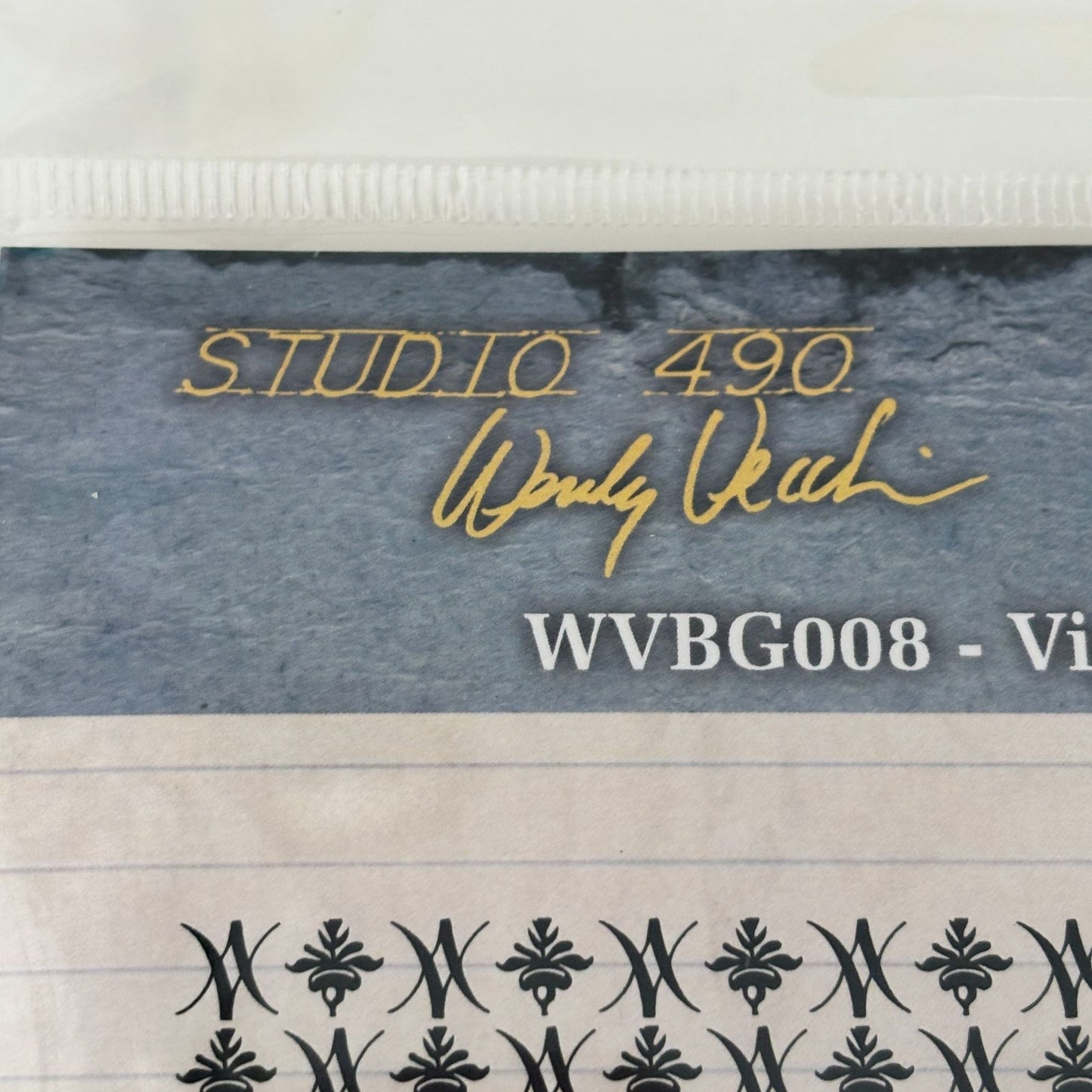 Stampers Anonymous Studio 490 Rubber Stamp Vintage Tapestry Background Texture Cardmaking