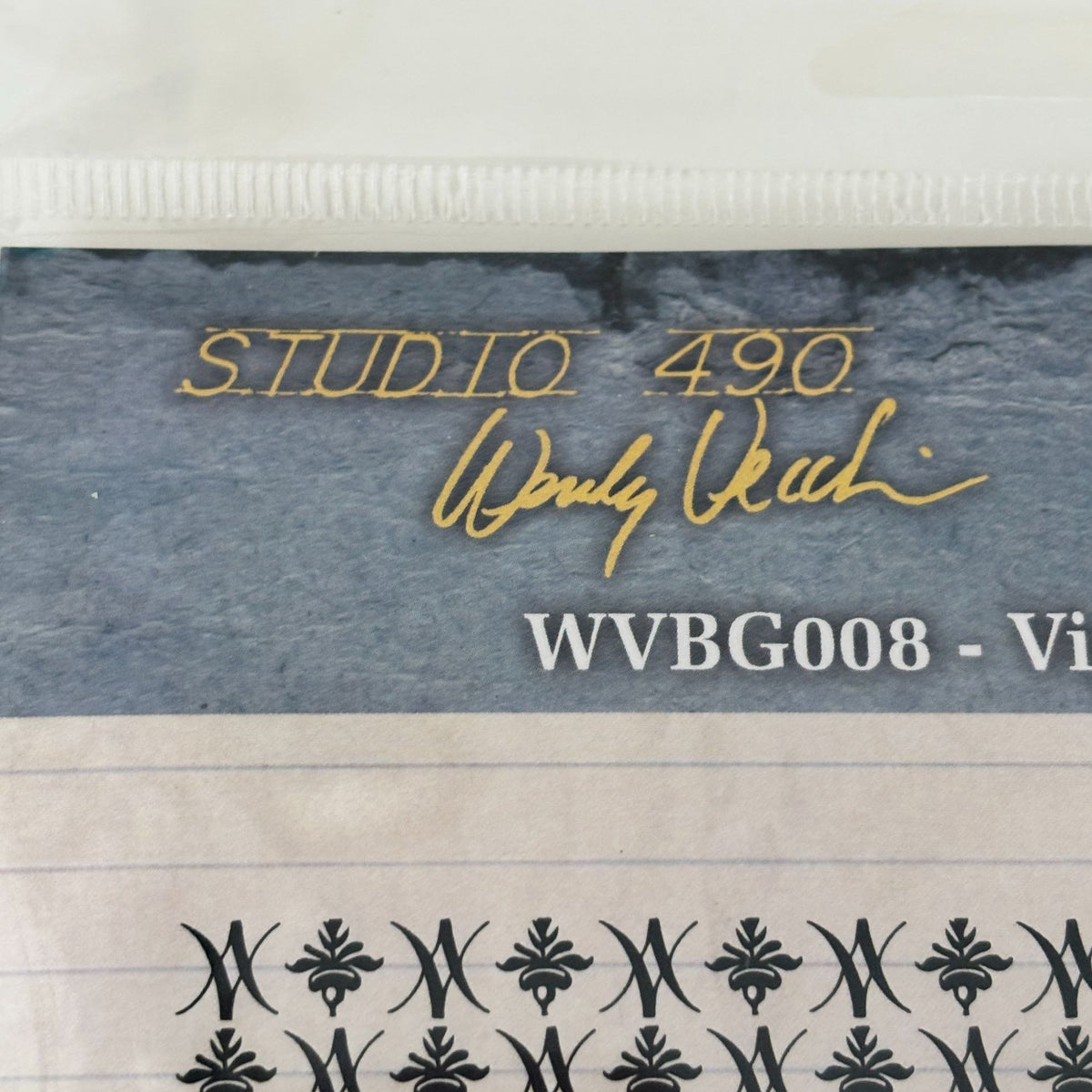Stampers Anonymous Studio 490 Rubber Stamp Vintage Tapestry Background Texture Cardmaking