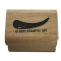 Stampin Up Rubber Stamp Flower Part Maker Leaf Petal Curved Line Horn Shape