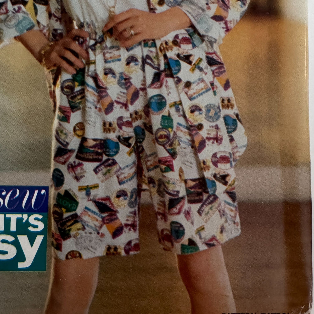 Butterick Sewing Pattern 6888 Summer Shirt Shorts Top Easy Casual 18-22 Uncut Vintage 1990s