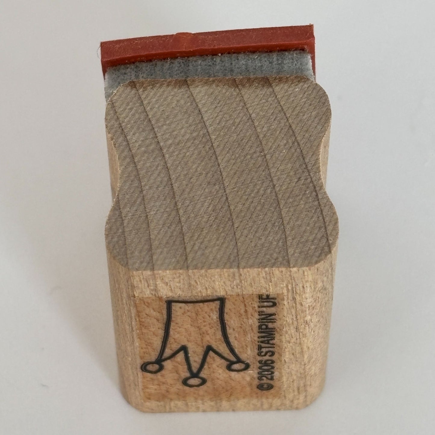 Stampin Up Wood Rubber Stamp Frog Prince Crown Royalty Royal Queen King Hat