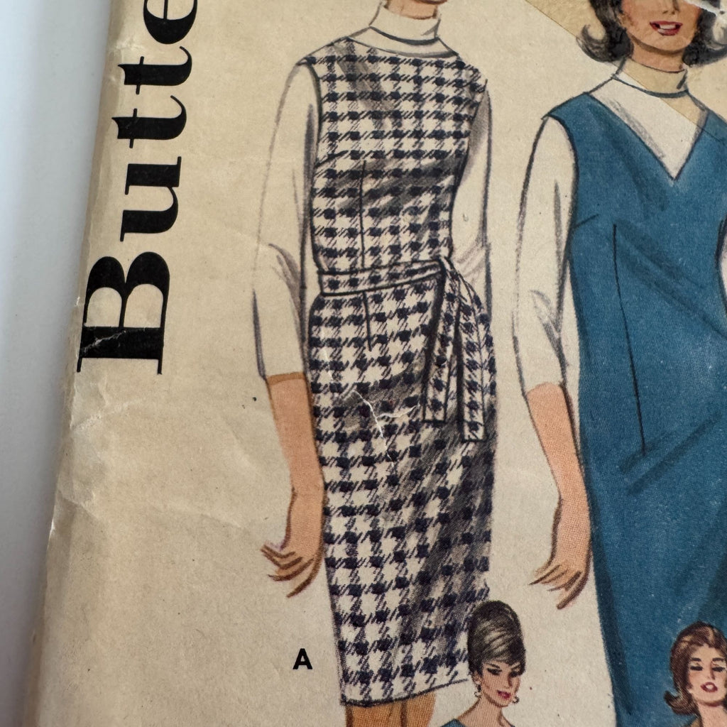 Butterick 3114 Proportioned Jumper Sewing Pattern Women’s Dress DIY Fashion Sz 16