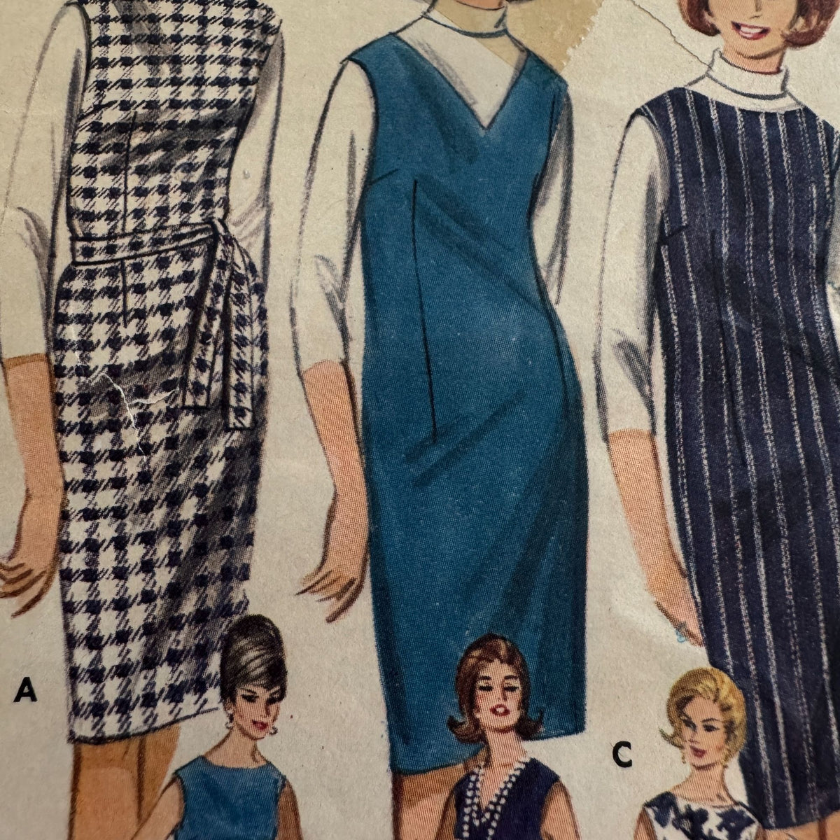Butterick 3114 Proportioned Jumper Sewing Pattern Women’s Dress DIY Fashion Sz 16