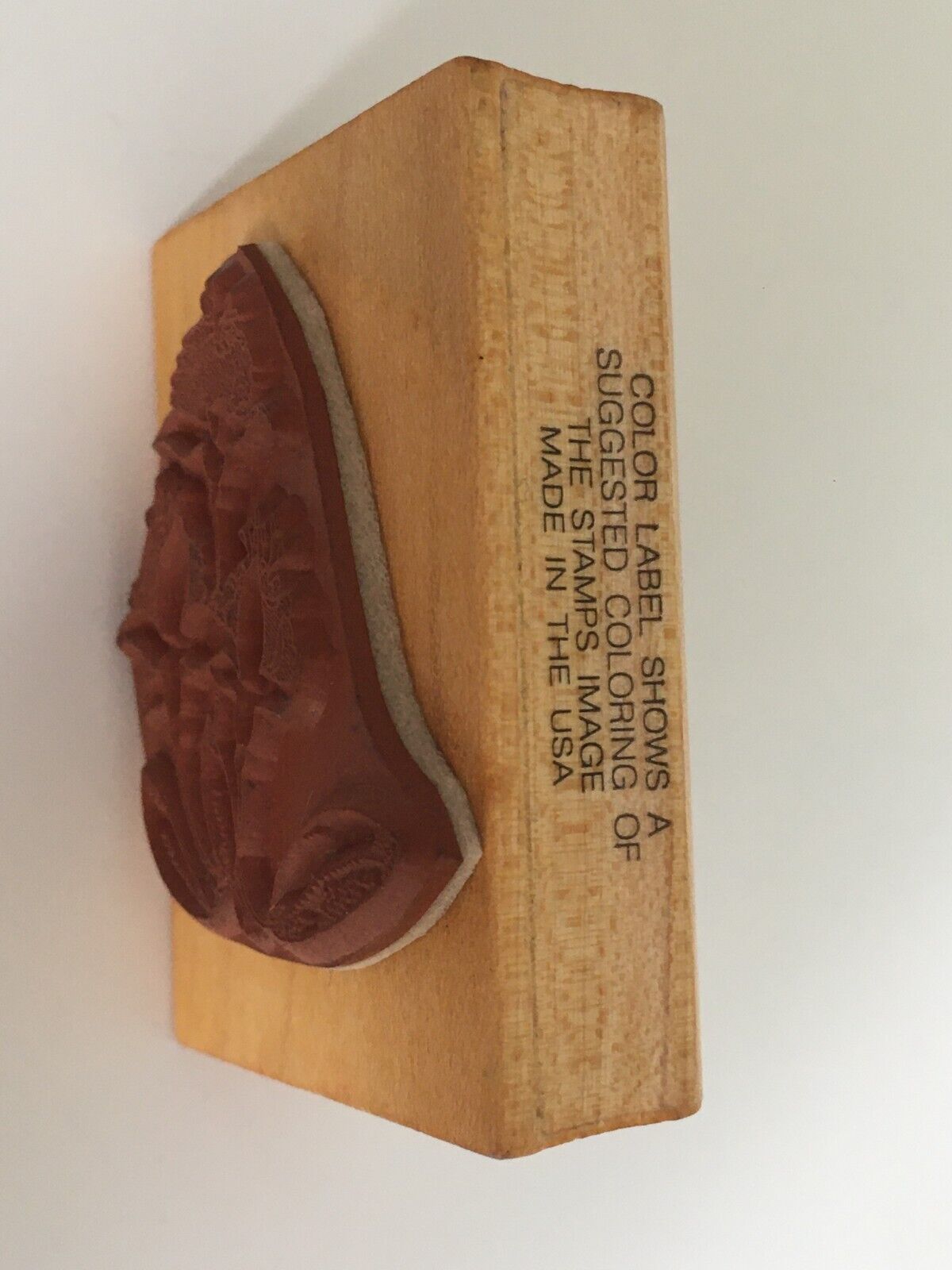 Comotion Rubber Stamp Fuschia Flowers Garden Nature Scene Maker Card Crafts