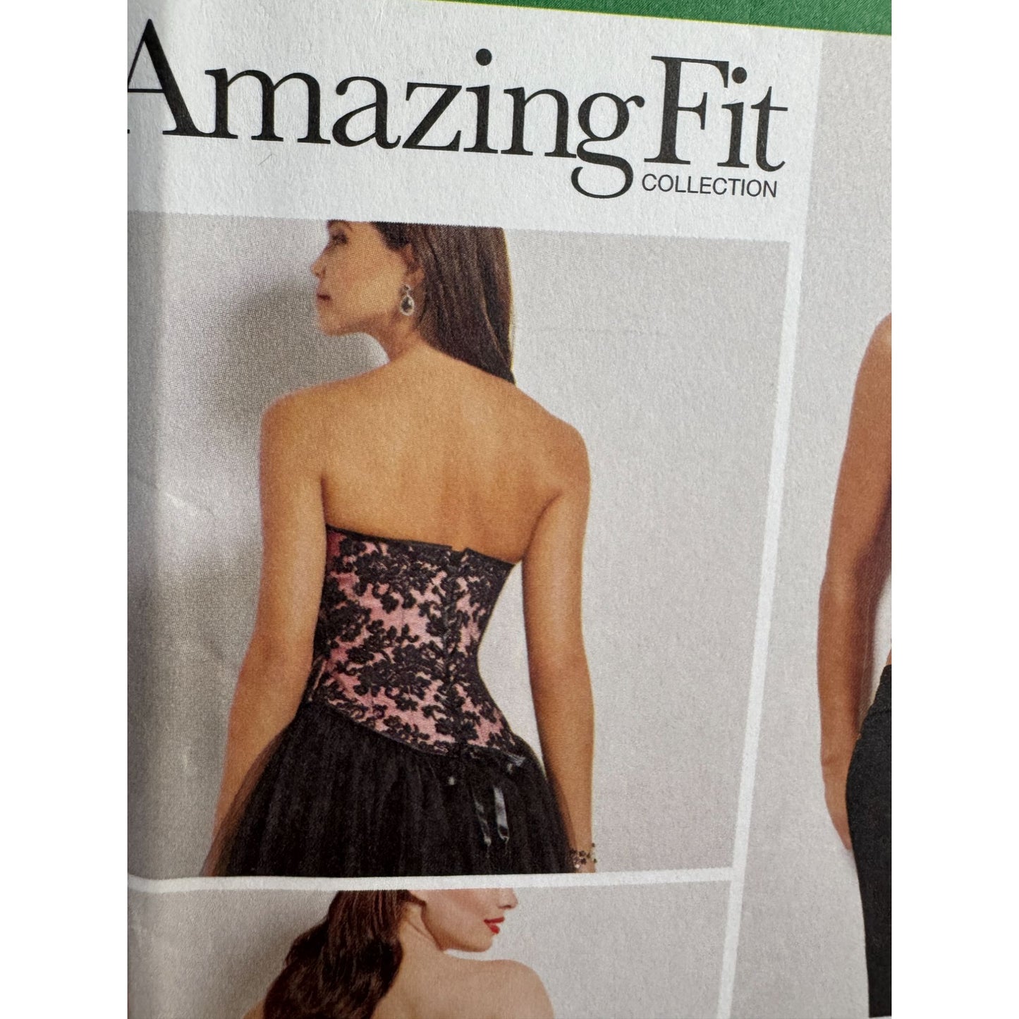 Simplicity Sewing Pattern 1183 Amazing Fit Corset Front Busk Back Lacing 20W-28W