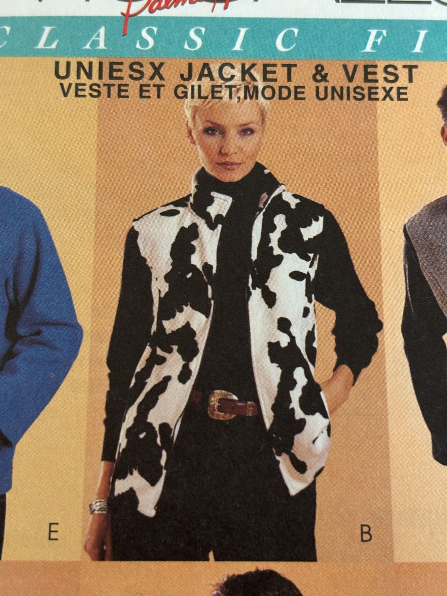 McCalls Sewing Pattern 3029 Unisex Jacket Fleece Vest Winter Classic Fit S M L