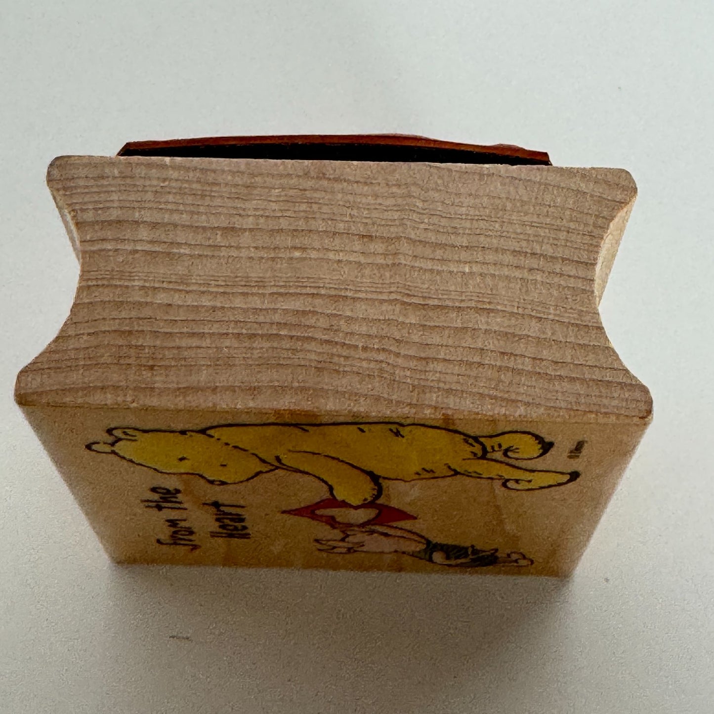 Disney Rubber Stamp Winnie The Pooh From The Heart Piglet Love All Night Media