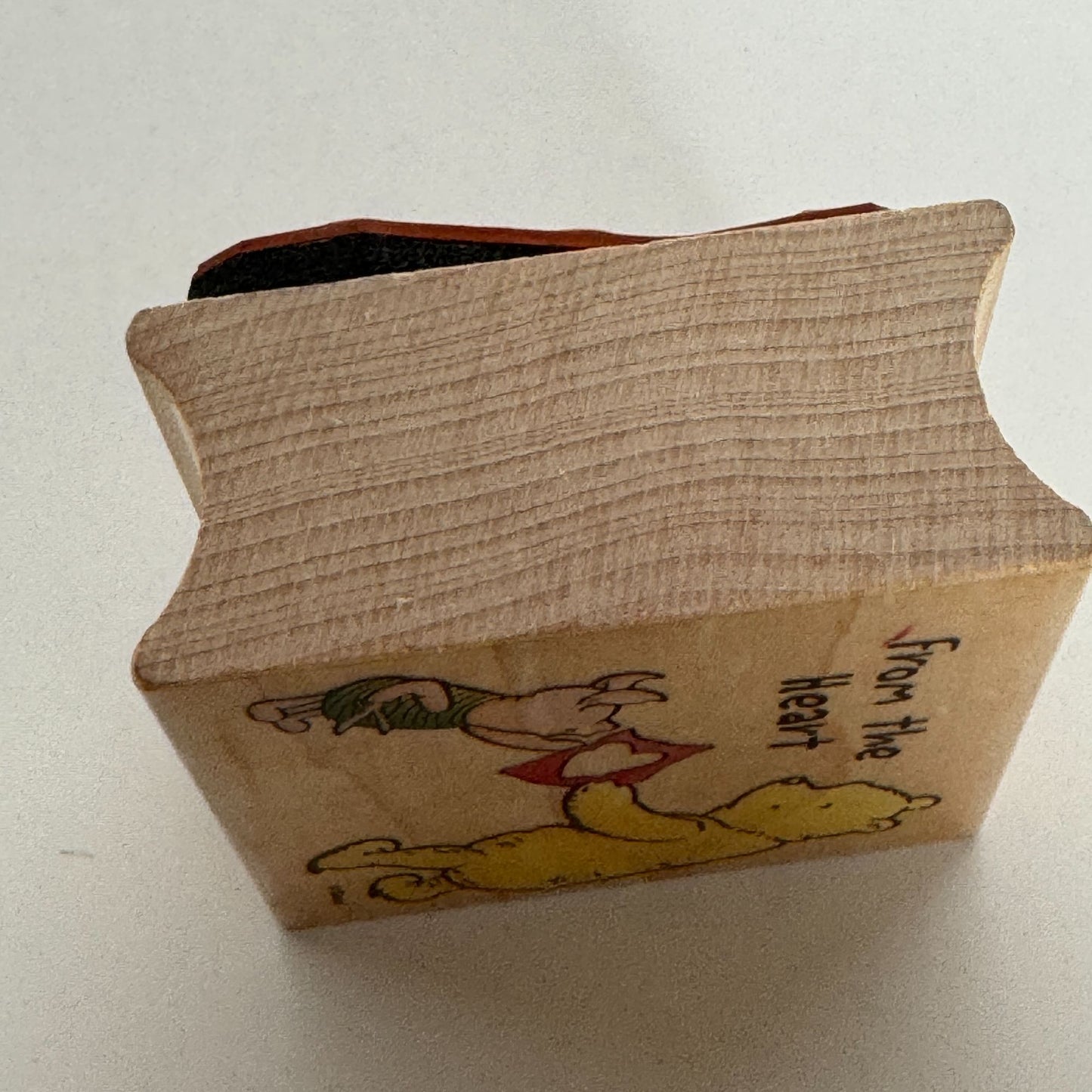 Disney Rubber Stamp Winnie The Pooh From The Heart Piglet Love All Night Media
