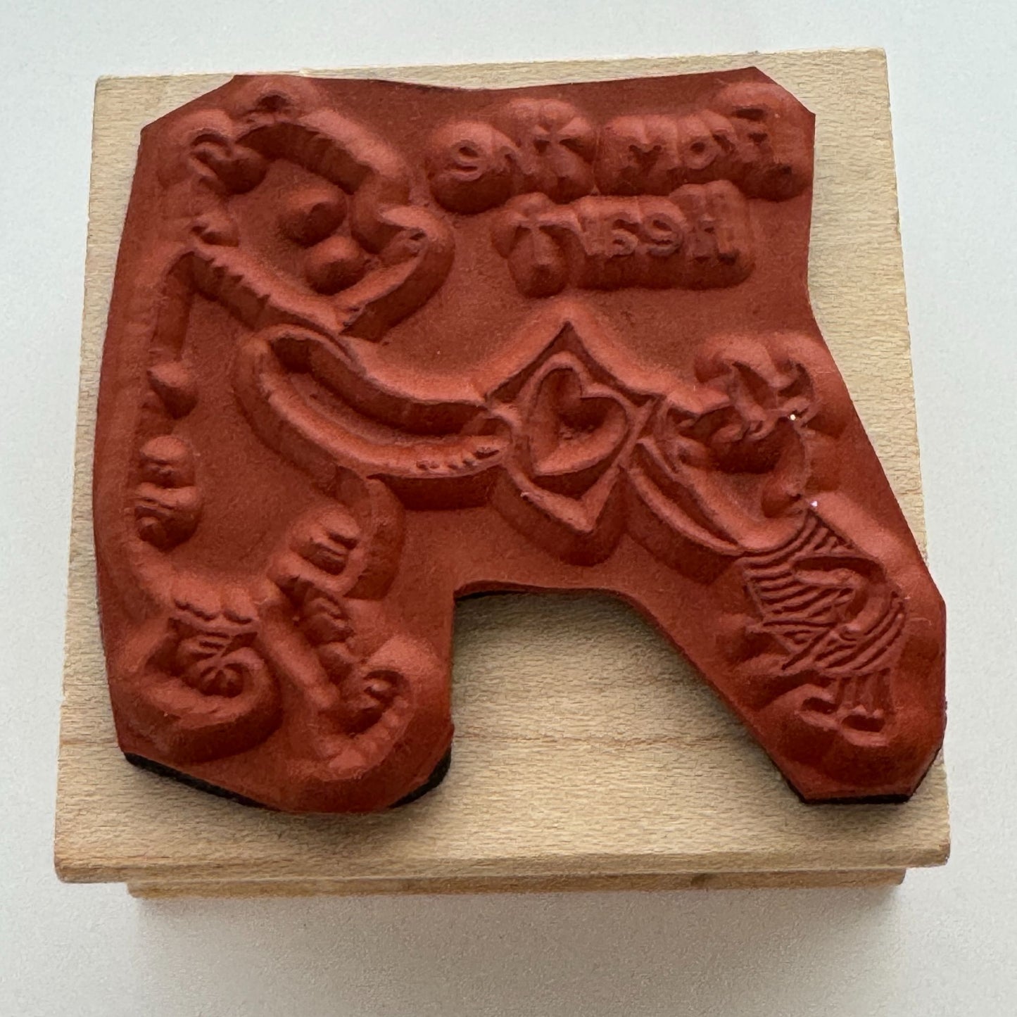 Disney Rubber Stamp Winnie The Pooh From The Heart Piglet Love All Night Media