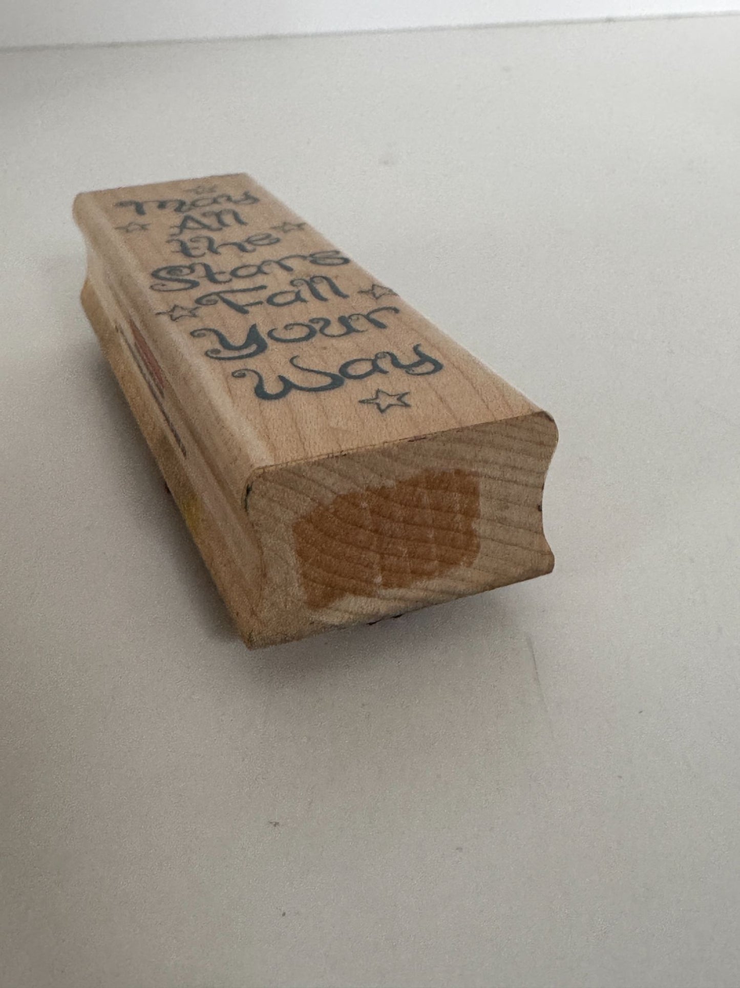Hero Arts Rubber Stamp May All The Stars Fall Your Way Good Luck Card Making