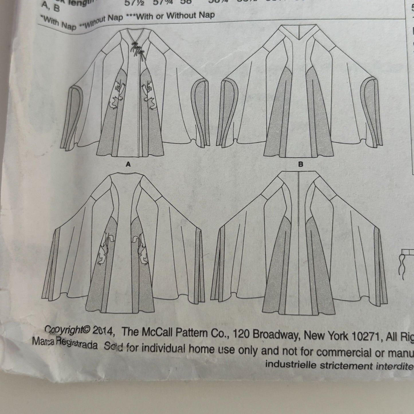 McCalls Sewing Pattern M6940 Medieval Gown Fantasy Dress Costume Renaissance 14-22 Uncut