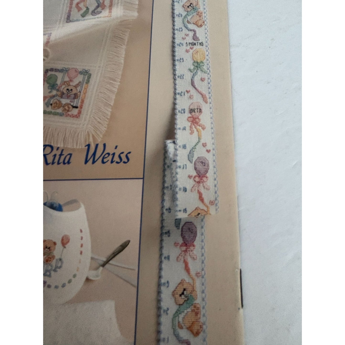 American School of Needlework Cross Stitch Patterns Book Welcome Baby Nursery