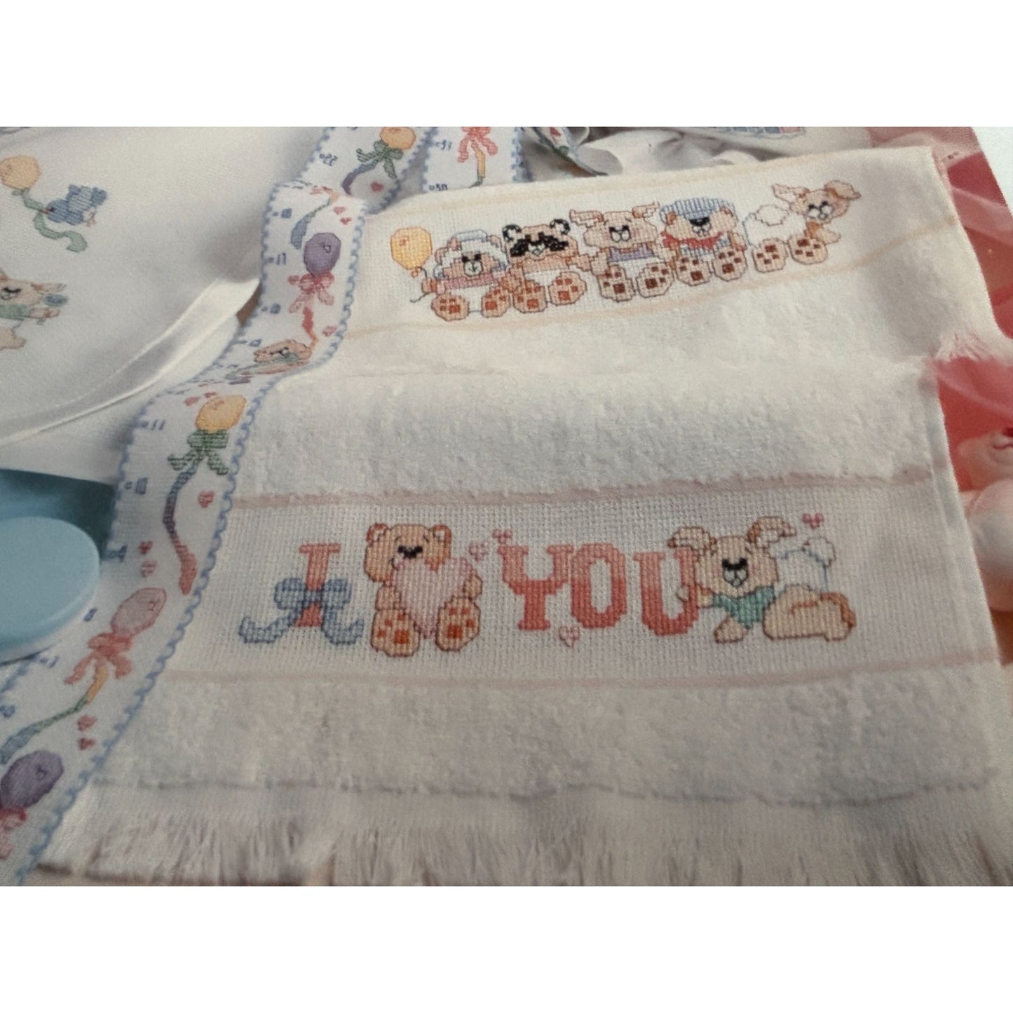 American School of Needlework Cross Stitch Patterns Book Welcome Baby Nursery