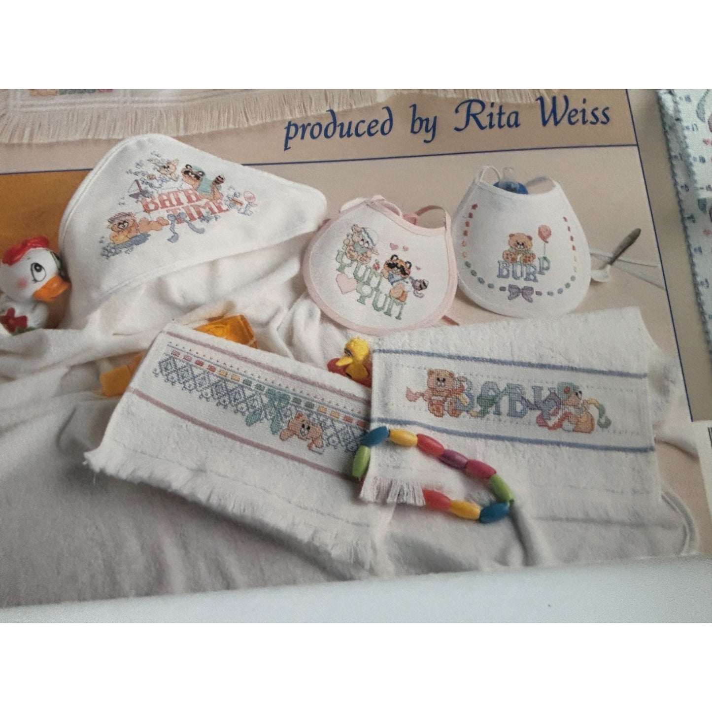 American School of Needlework Cross Stitch Patterns Book Welcome Baby Nursery