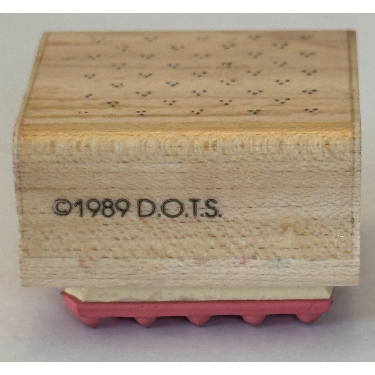 DOTS Rubber Stamp Tiny Dot Pattern Small Circles Background Card Making Crafting