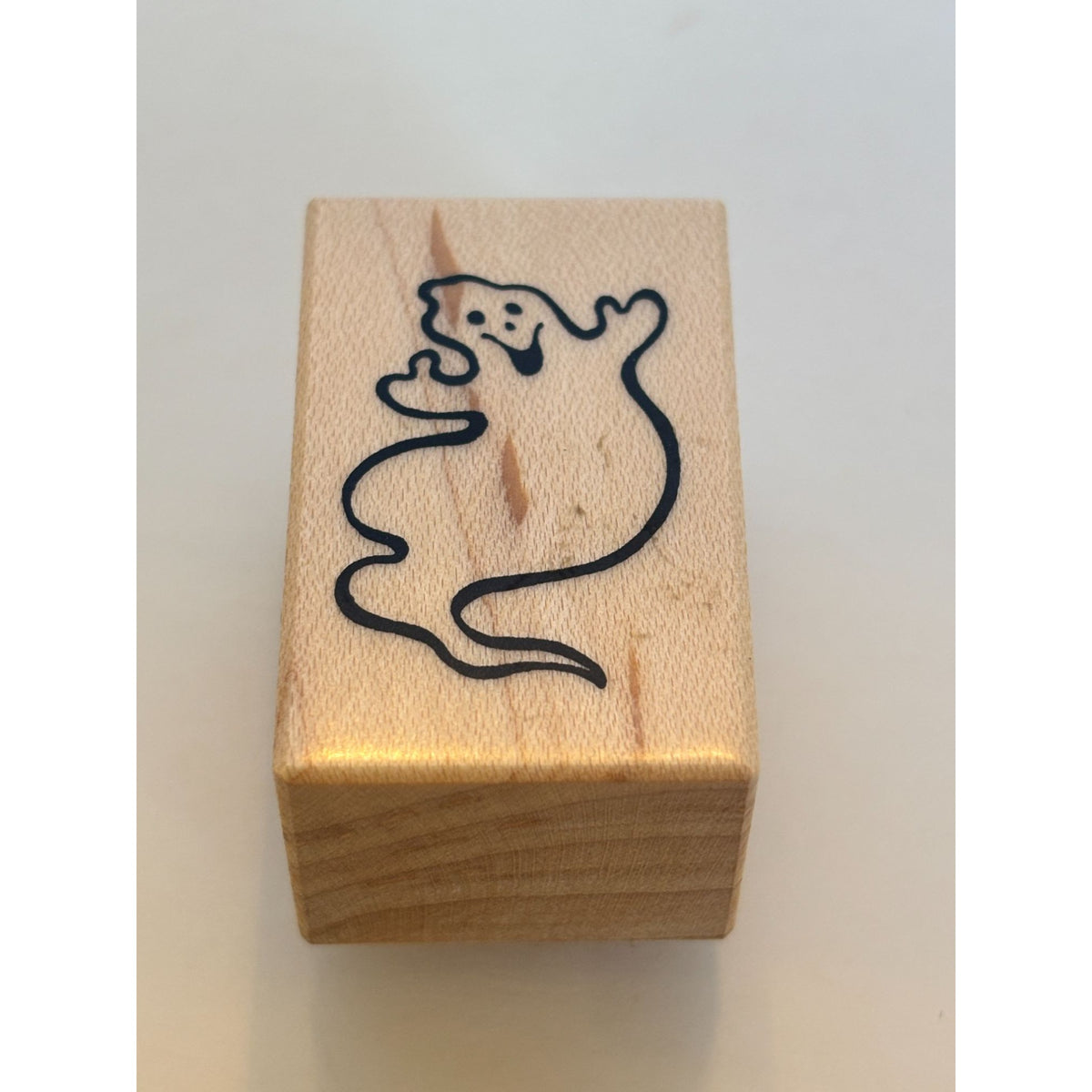 PSX Rubber Stamp Petite Ghost Cute Halloween Spooky Wood Mounted Card Making B-2141