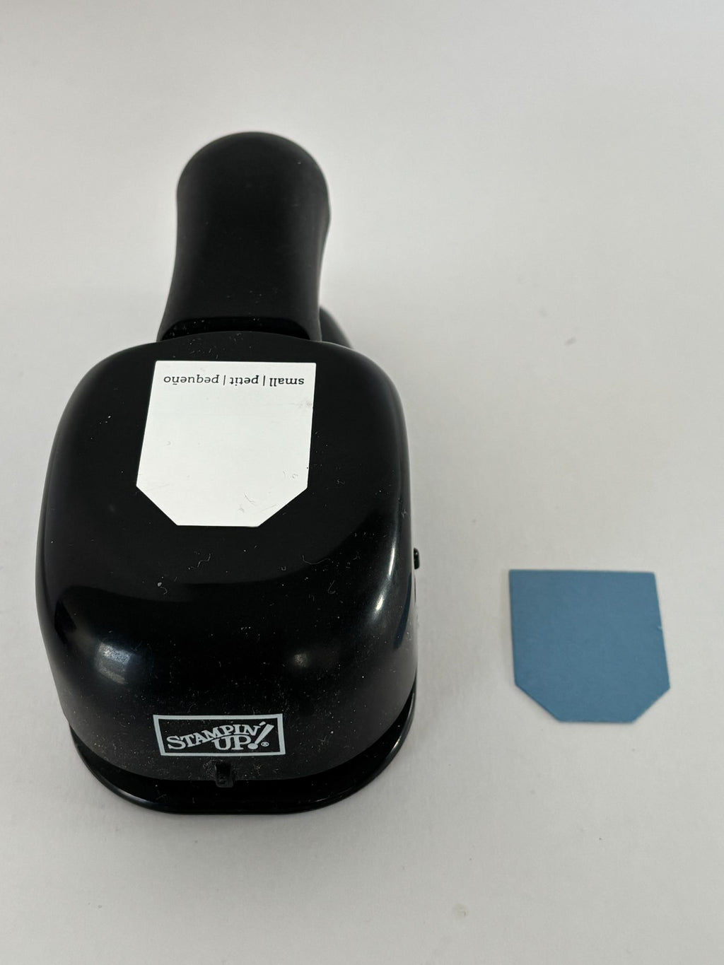 Stampin Up Paper Punch Small Gift Tag Price Crafting Paper Shapers Whale Tale