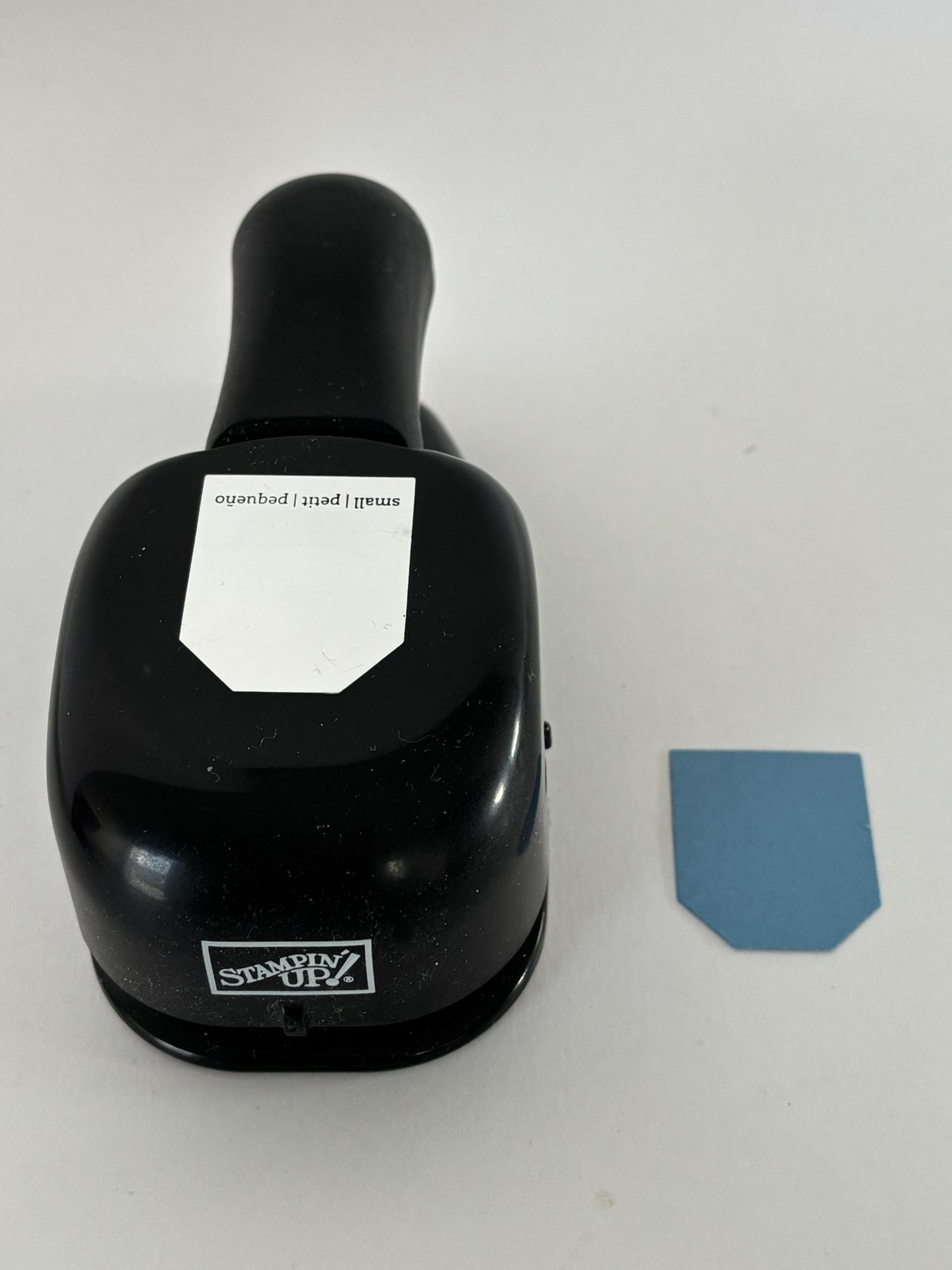 Stampin Up Paper Punch Small Gift Tag Price Crafting Paper Shapers Whale Tale