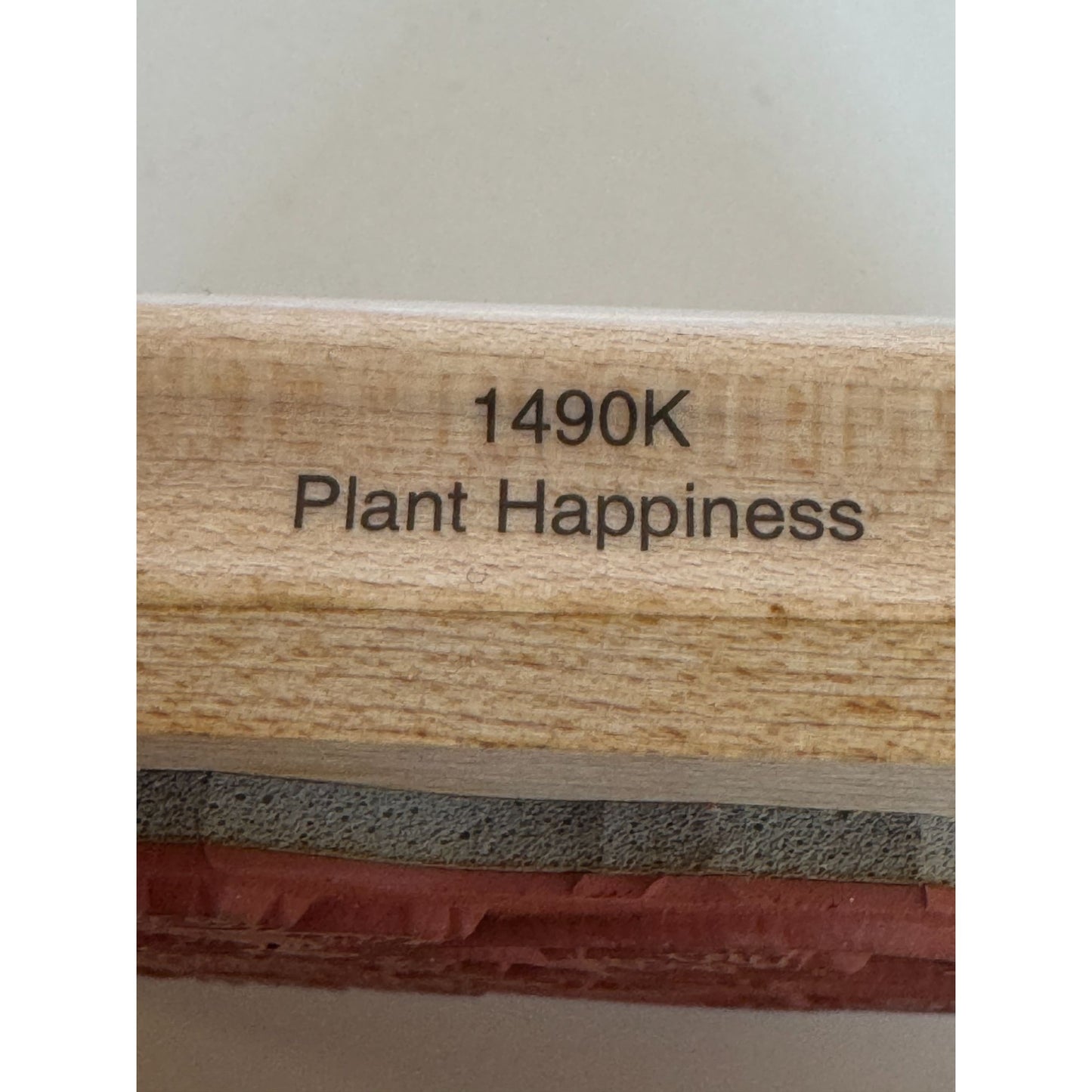 Penny Black Rubber Stamp Plant Happiness Angel Gardener Garden Seed Card Making