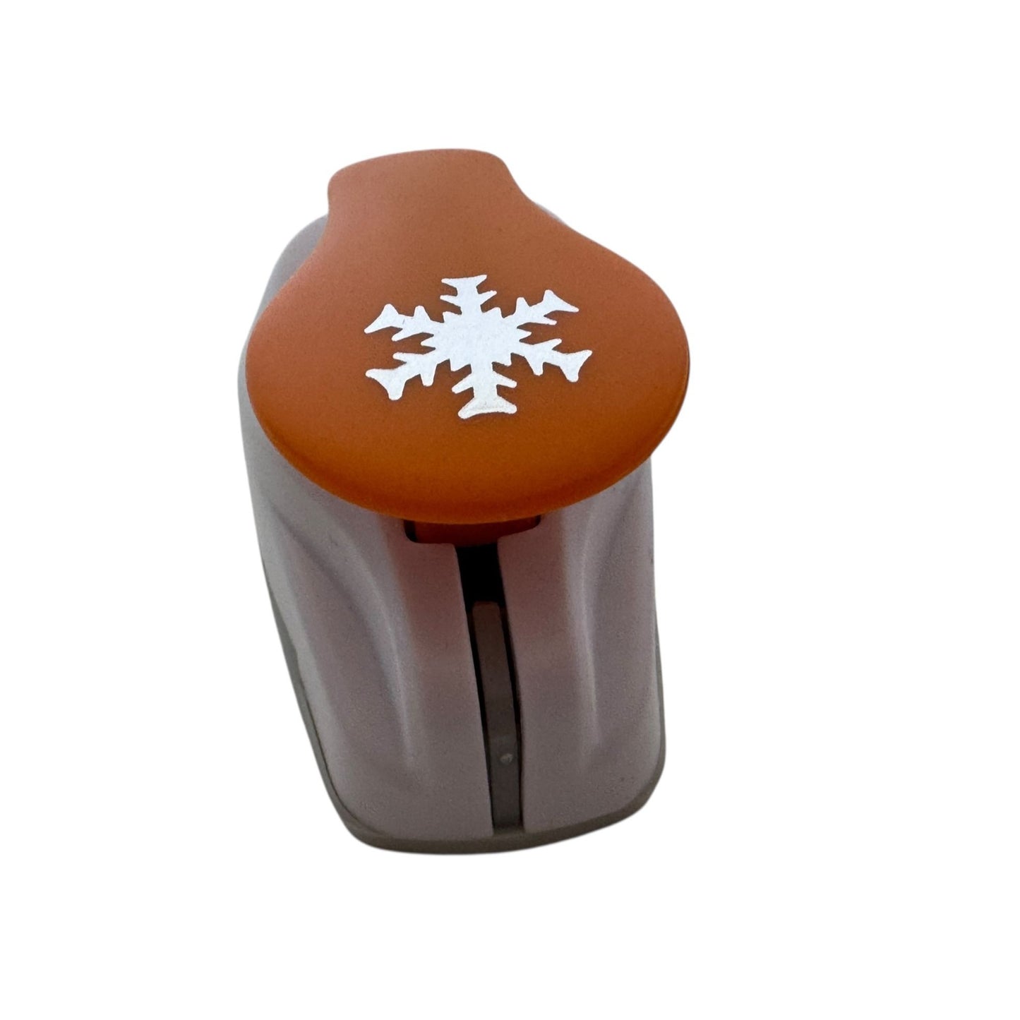 Fiskars Lever Paper Punch Small Snowflake 5/8 inch Christmas Holidays Cardmaking