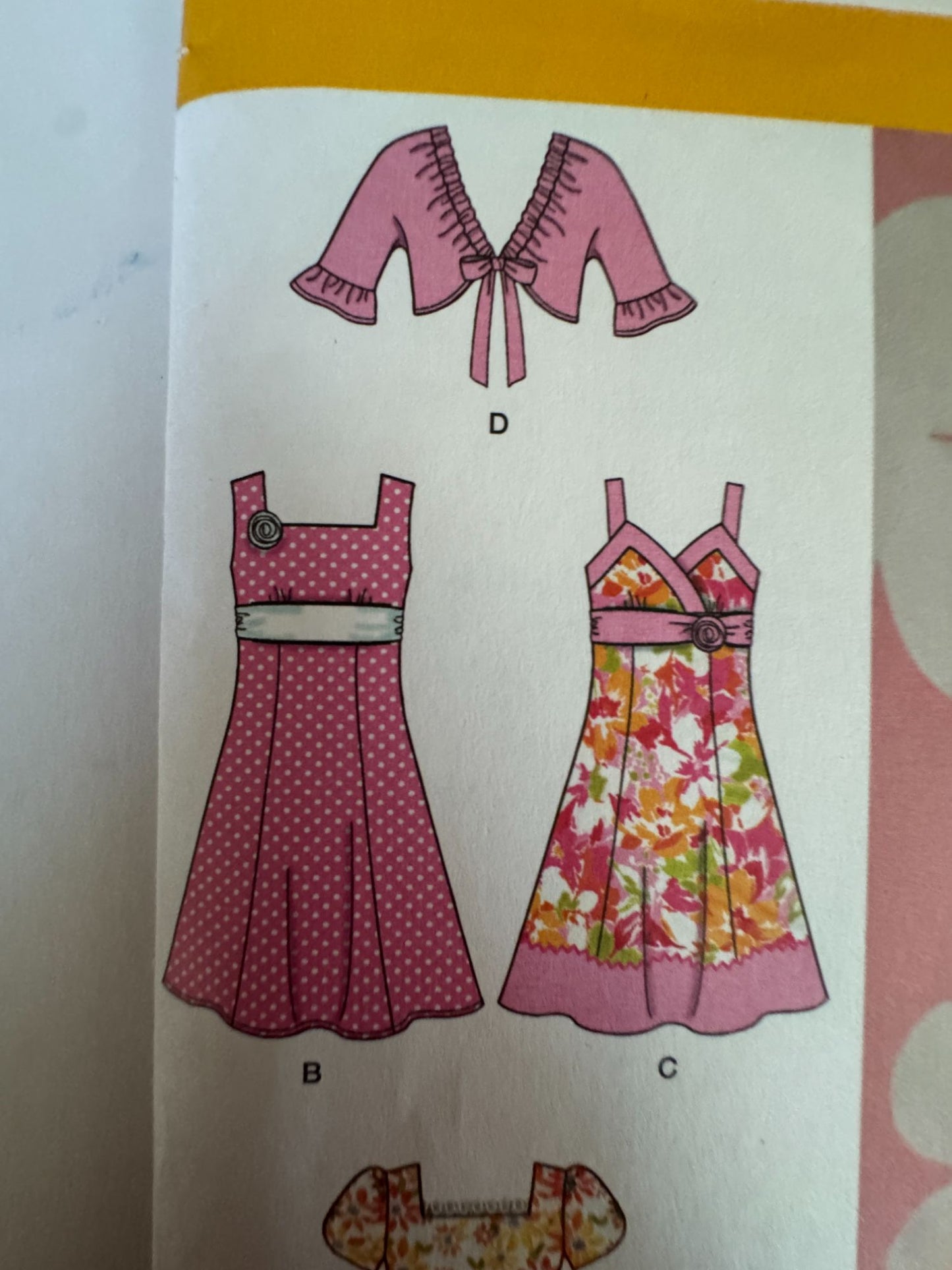 Simplicity Sewing Pattern 2683 Dress with Jacket Spring Easter Girls 7-14 Uncut