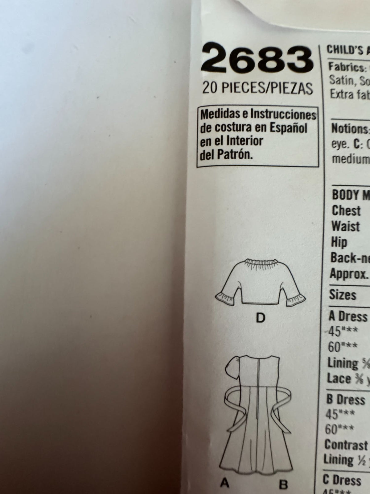 Simplicity Sewing Pattern 2683 Dress with Jacket Spring Easter Girls 7-14 Uncut