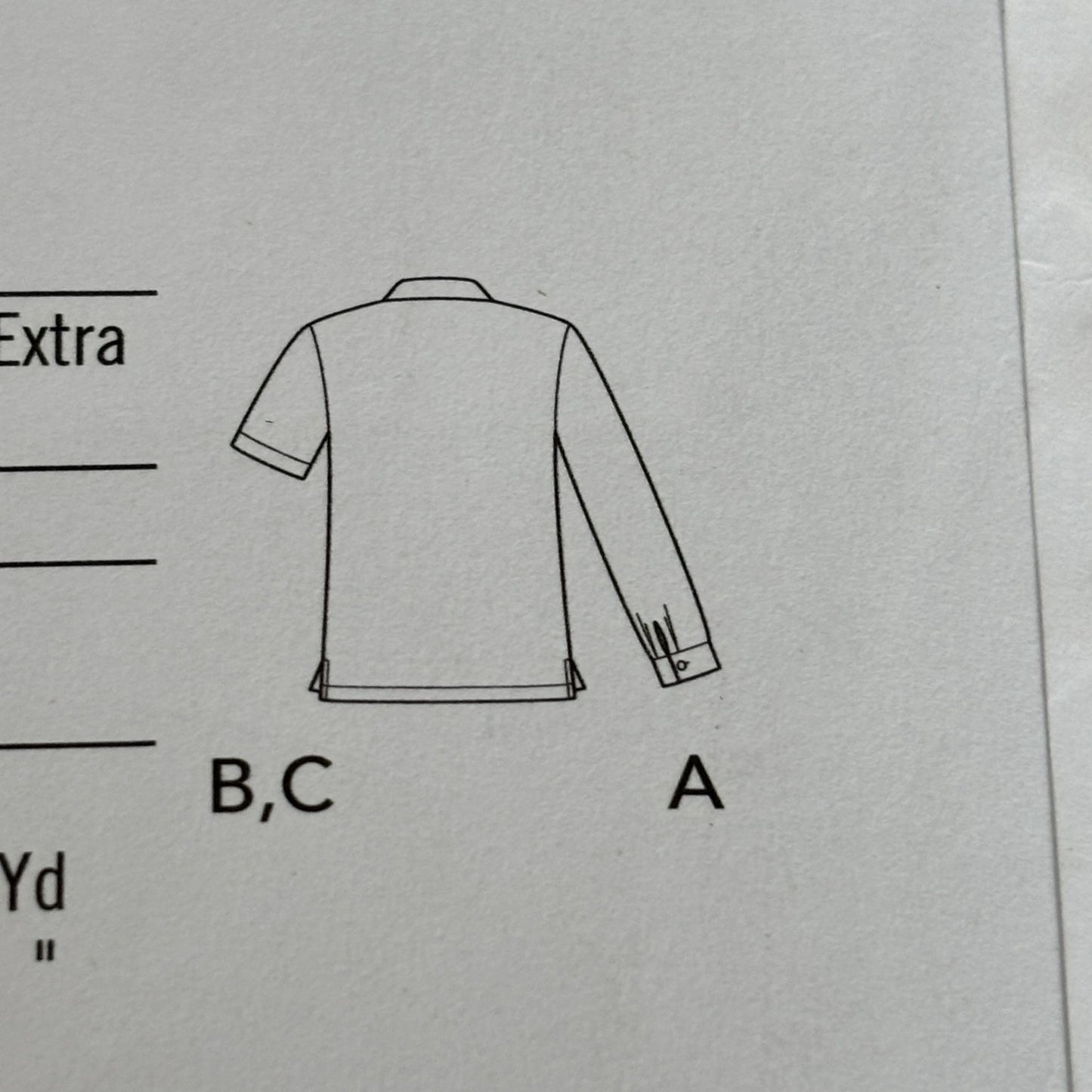 Simplicity CS9157 Mens Shirt Sewing Pattern 44-52 Open Collar Long/Short Sleeves Contrast Variation