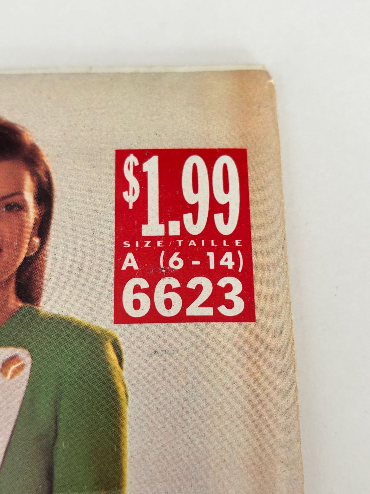 Butterick Sewing Pattern 6623 Sheath Dress Color Block Work Career 1990s 6-14 UC