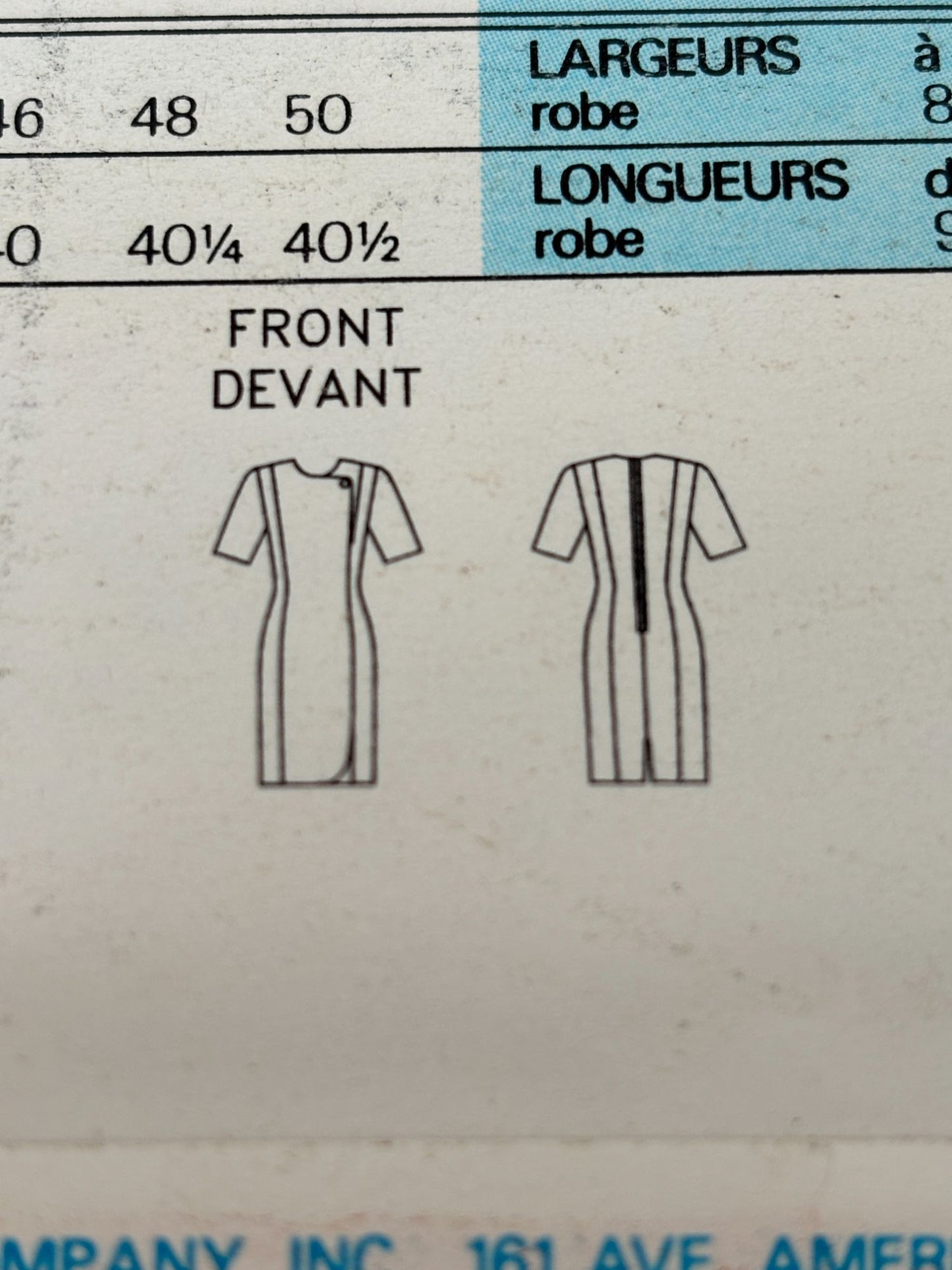 Butterick Sewing Pattern 6623 Sheath Dress Color Block Work Career 1990s 6-14 UC
