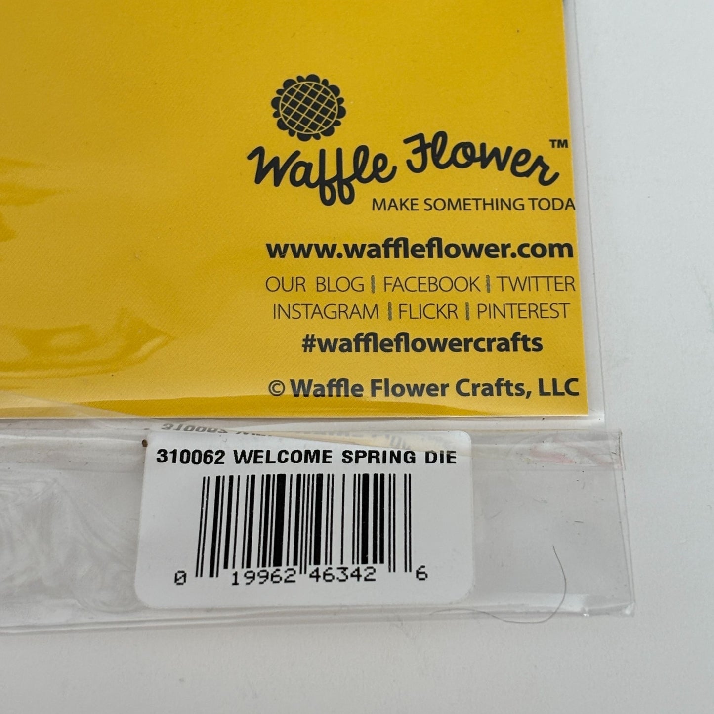 Waffle Flower Clear Stamps Die Set Welcome Spring Animal Chick Lamb Cat Easter