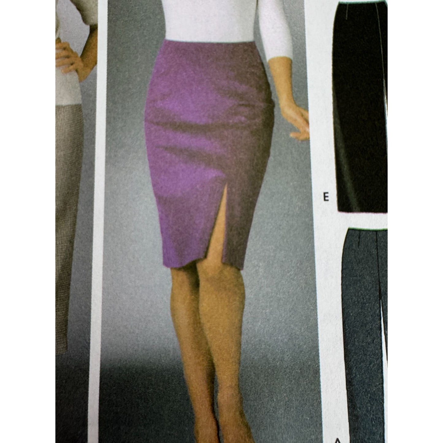 Simplicity Sewing Pattern 5259 Slim Pants Skirts Work Career Easy UC 8 10 12 14