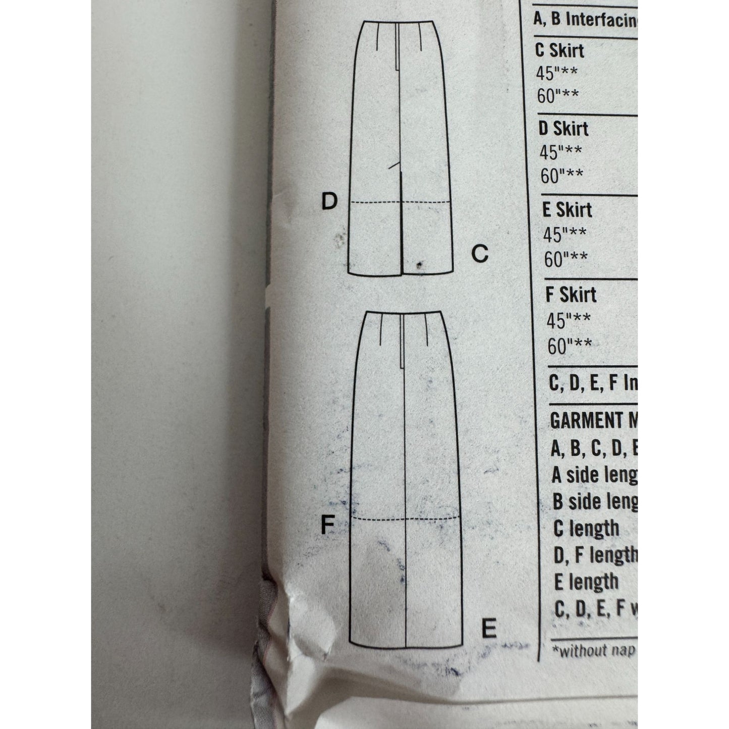 Simplicity Sewing Pattern 5259 Slim Pants Skirts Work Career Easy UC 8 10 12 14