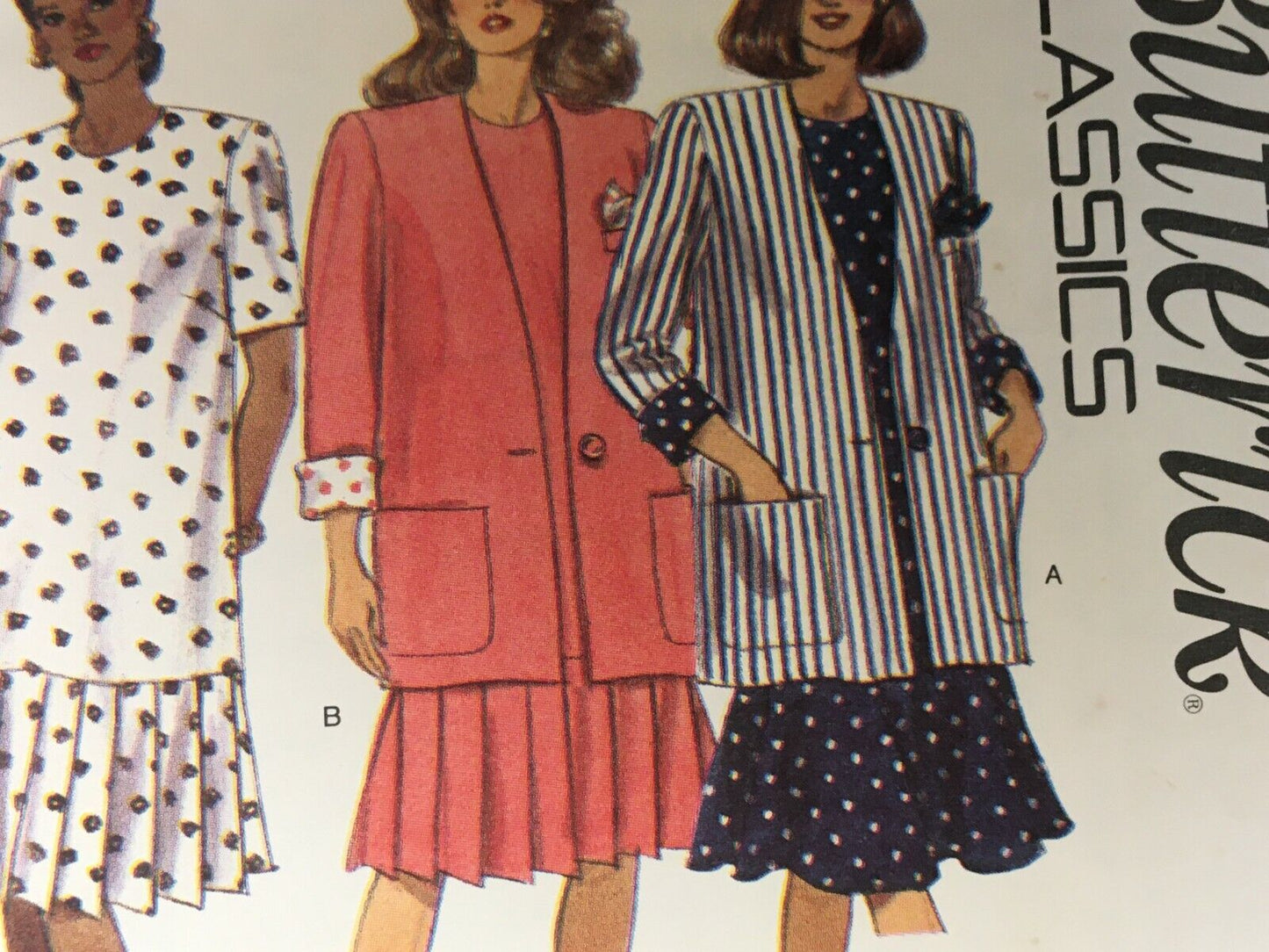Butterick Sewing Pattern 6599 Maternity Work Dress Jacket Easy 6 8 10 12 Uncut