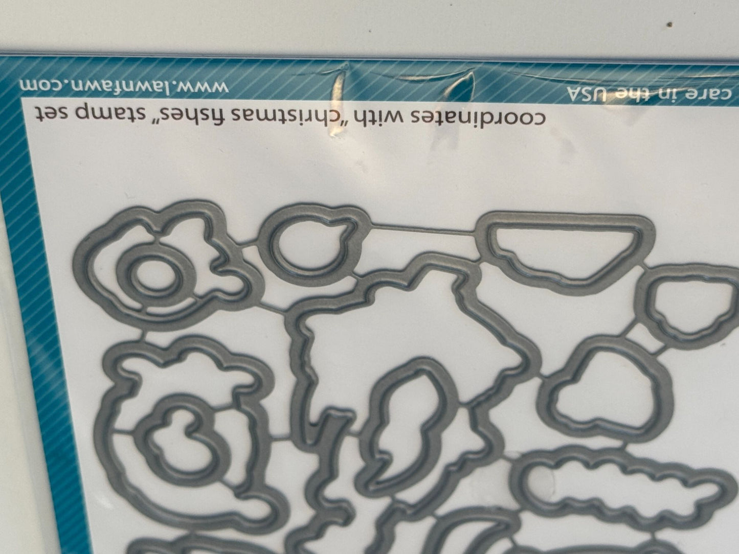 Lawn Fawn Custom Craft Dies Cuts Christmas Fishes Card Making Crab Jelly Fish