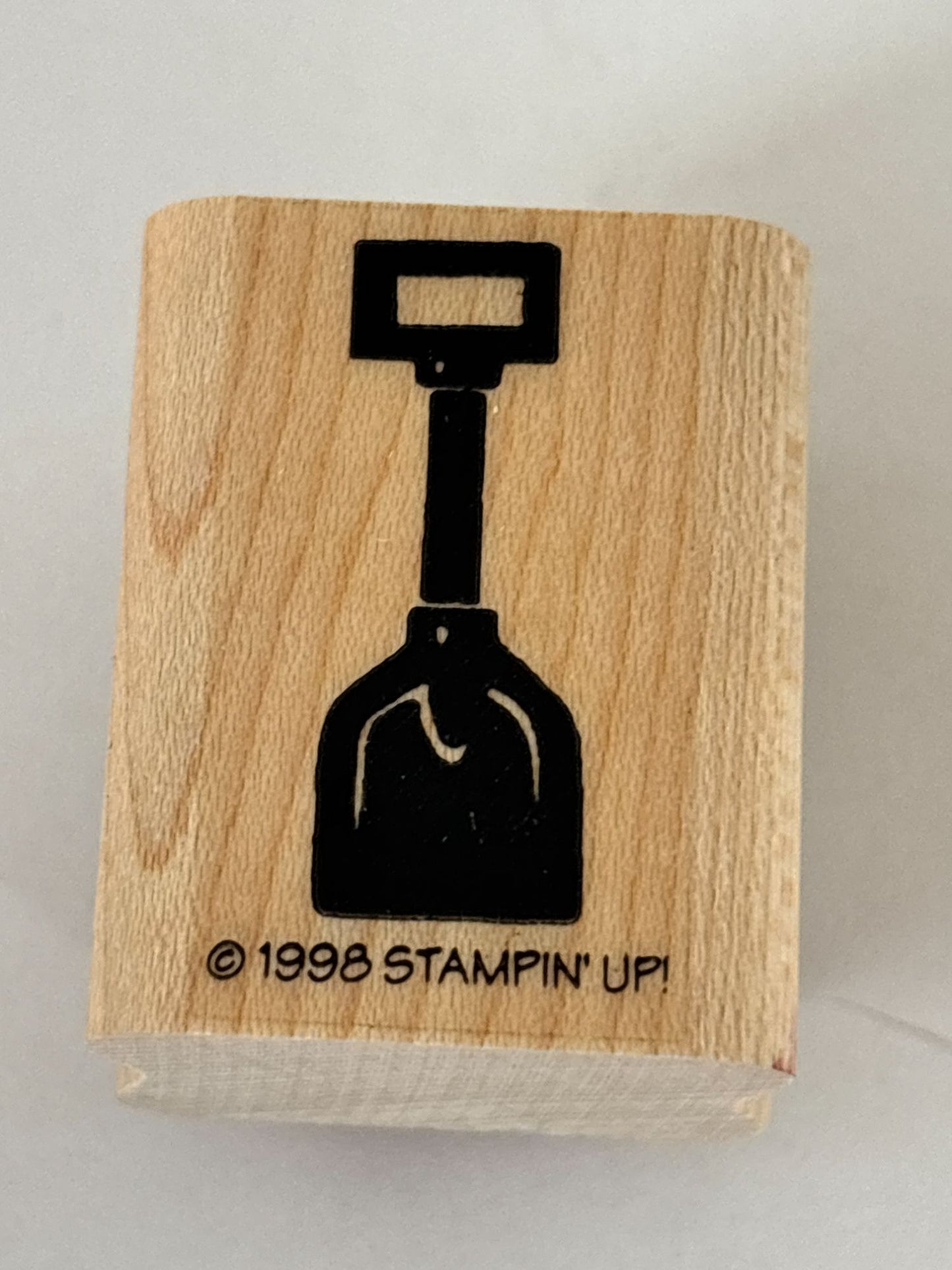 Stampin Up Rubber Stamp Beach Shovel Summer Family Vacation Card Making Craft