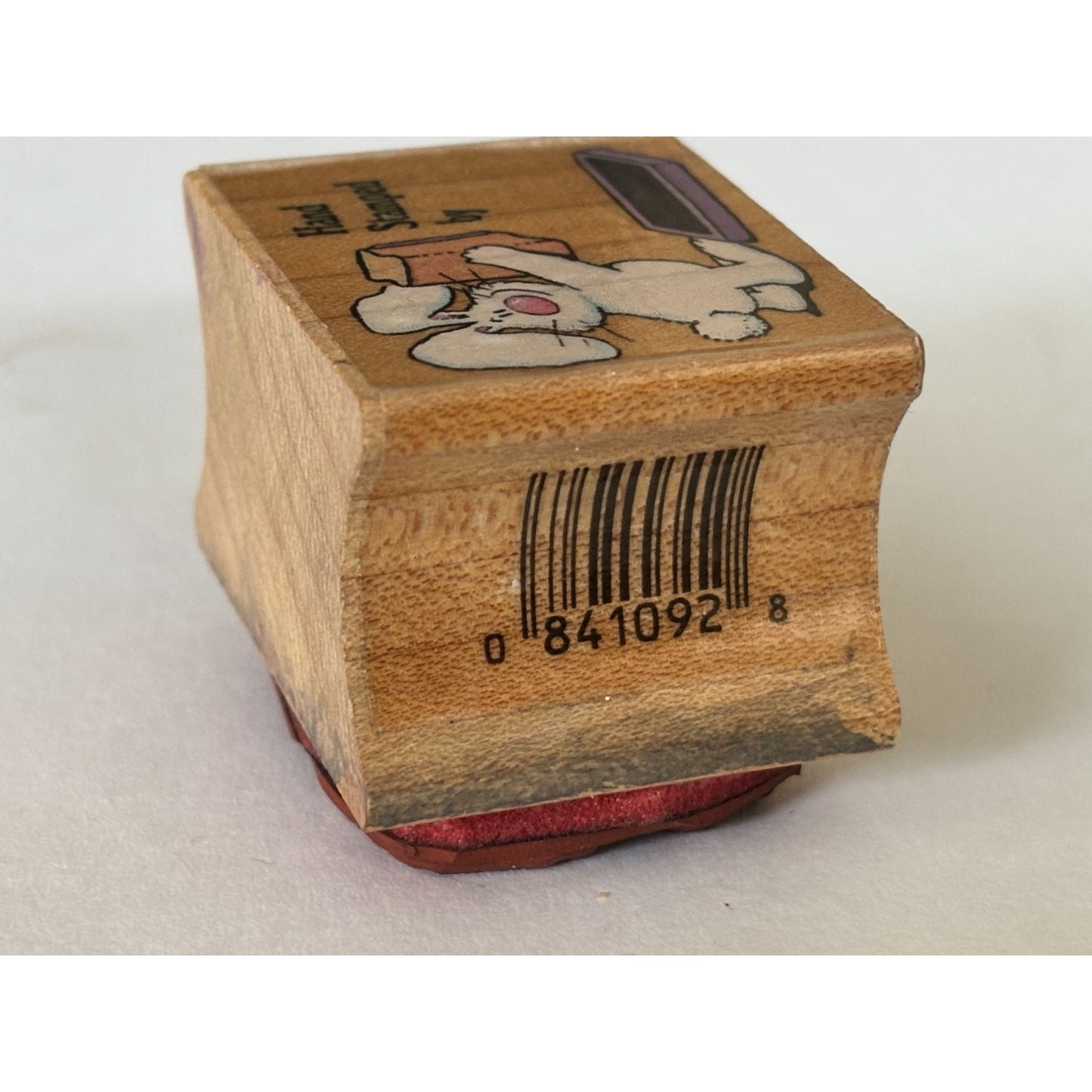 All Night Media Rubber Stamp Hand Stamped Bunny Rabbit Stamping Card Making Craft