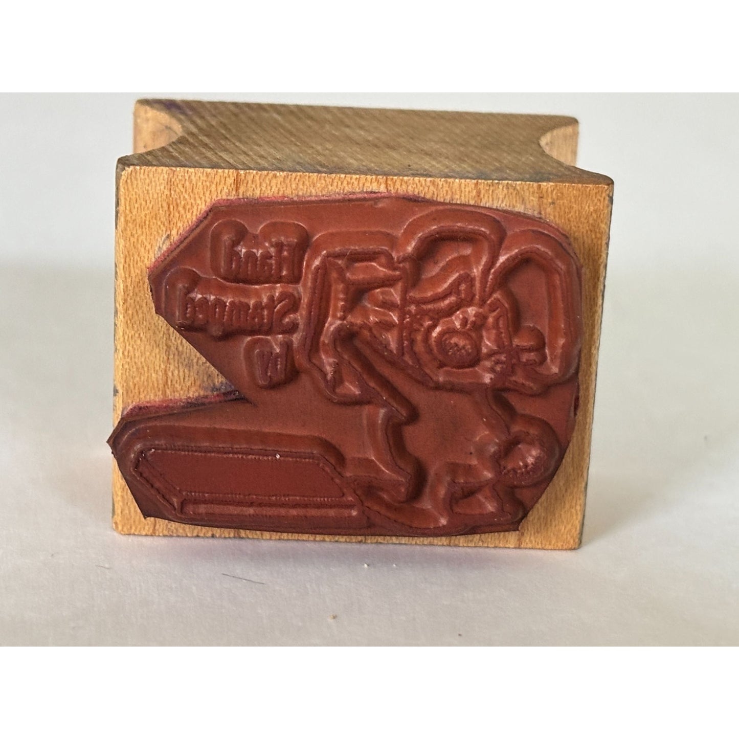 All Night Media Rubber Stamp Hand Stamped Bunny Rabbit Stamping Card Making Craft