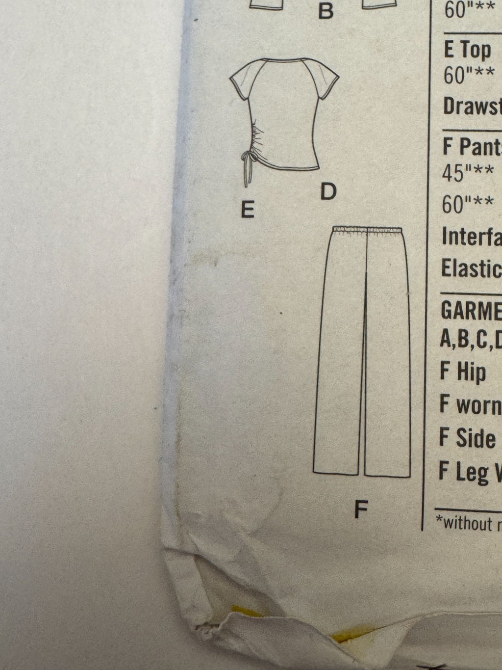Simplicity Sewing Pattern 4887 Wrap Top Pants Y2K Loungewear Size 4 6 8 10 Uncut
