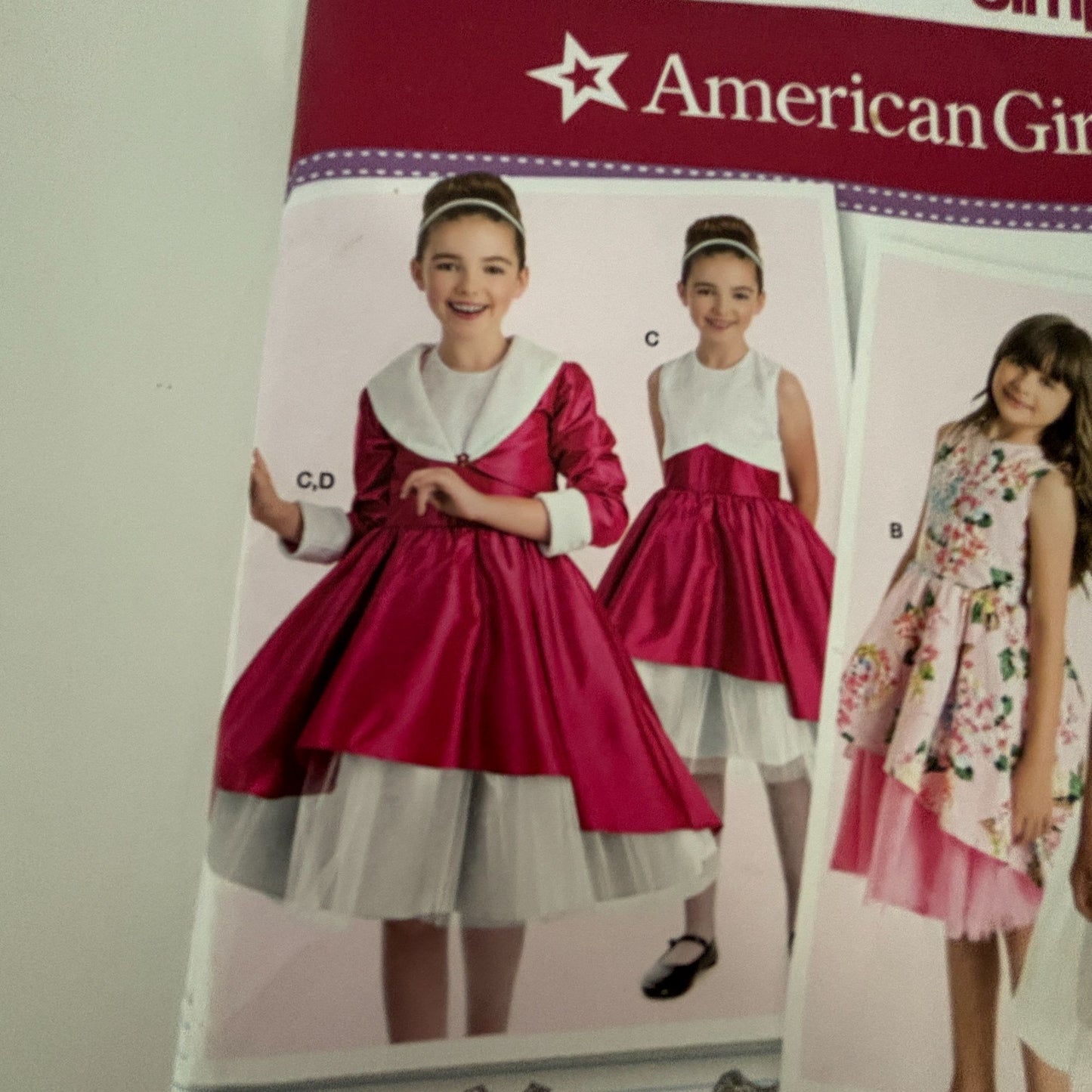 Simplicity Sewing Pattern 8283 American Girl Party Dress Jacket Christmas Sz 3-8